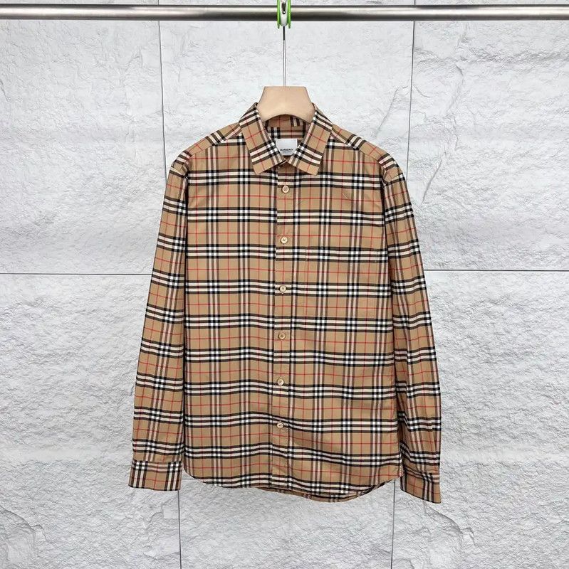 Burberry Khaki Cotton Women's Shirt