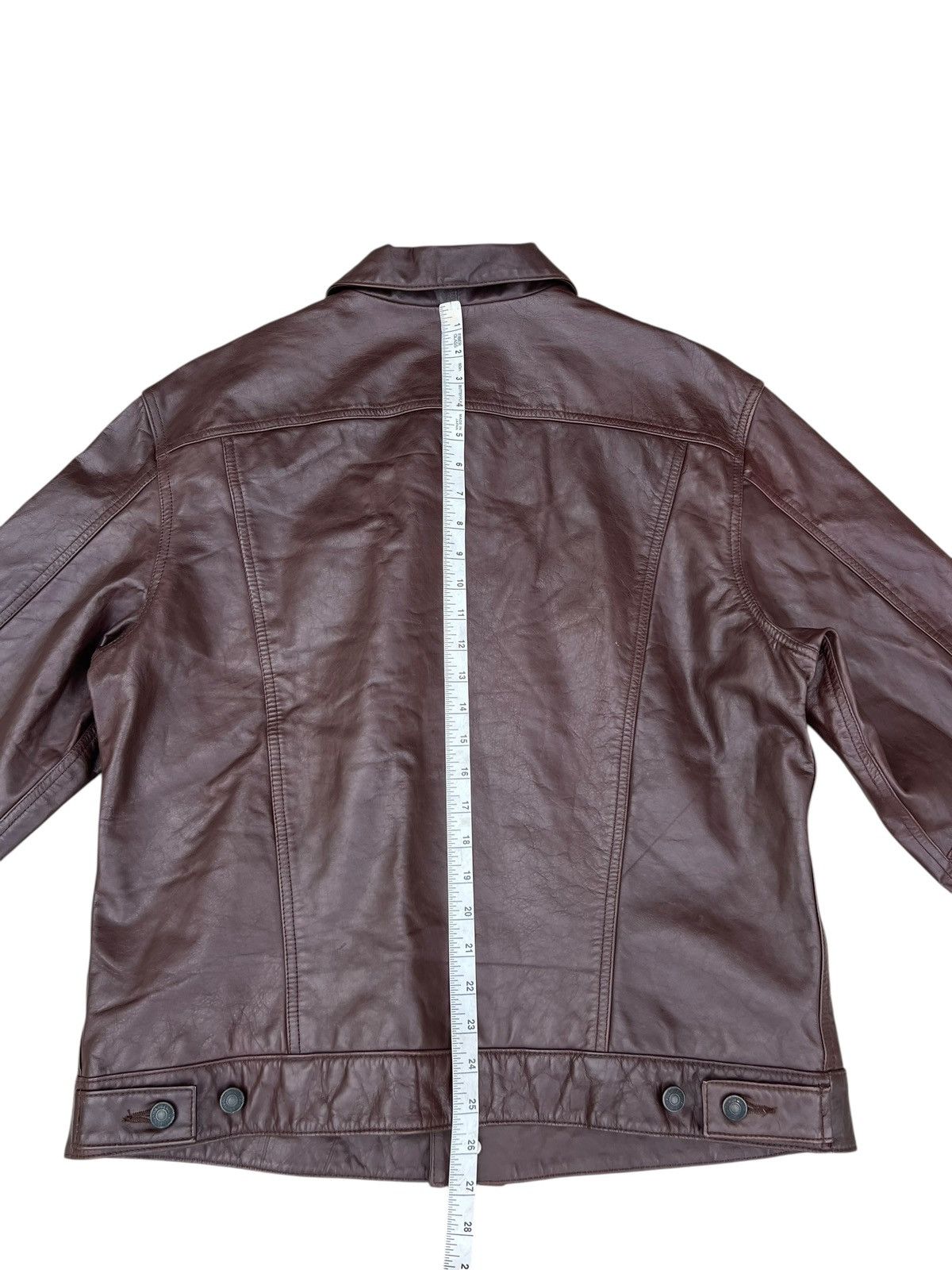 Vintage 90s GAP Type 3 Trucker Leather Jacket