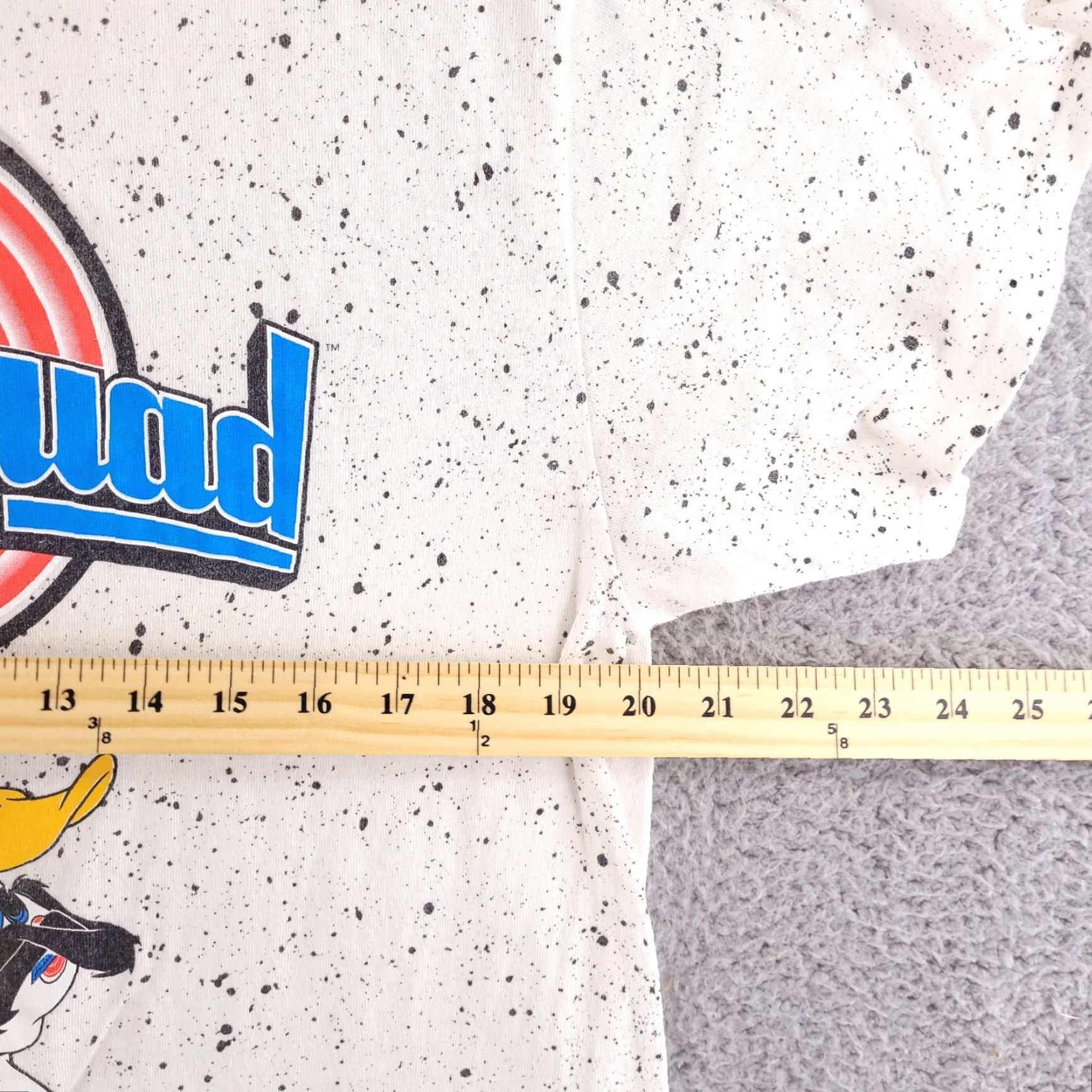 Vintage Space Jam Tune Squad T Shirt Mens Large Gray Short Sleeve Crew Neck Regular Fit Vintage No Size US L / EU 52-54 / 3 - 7 Thumbnail