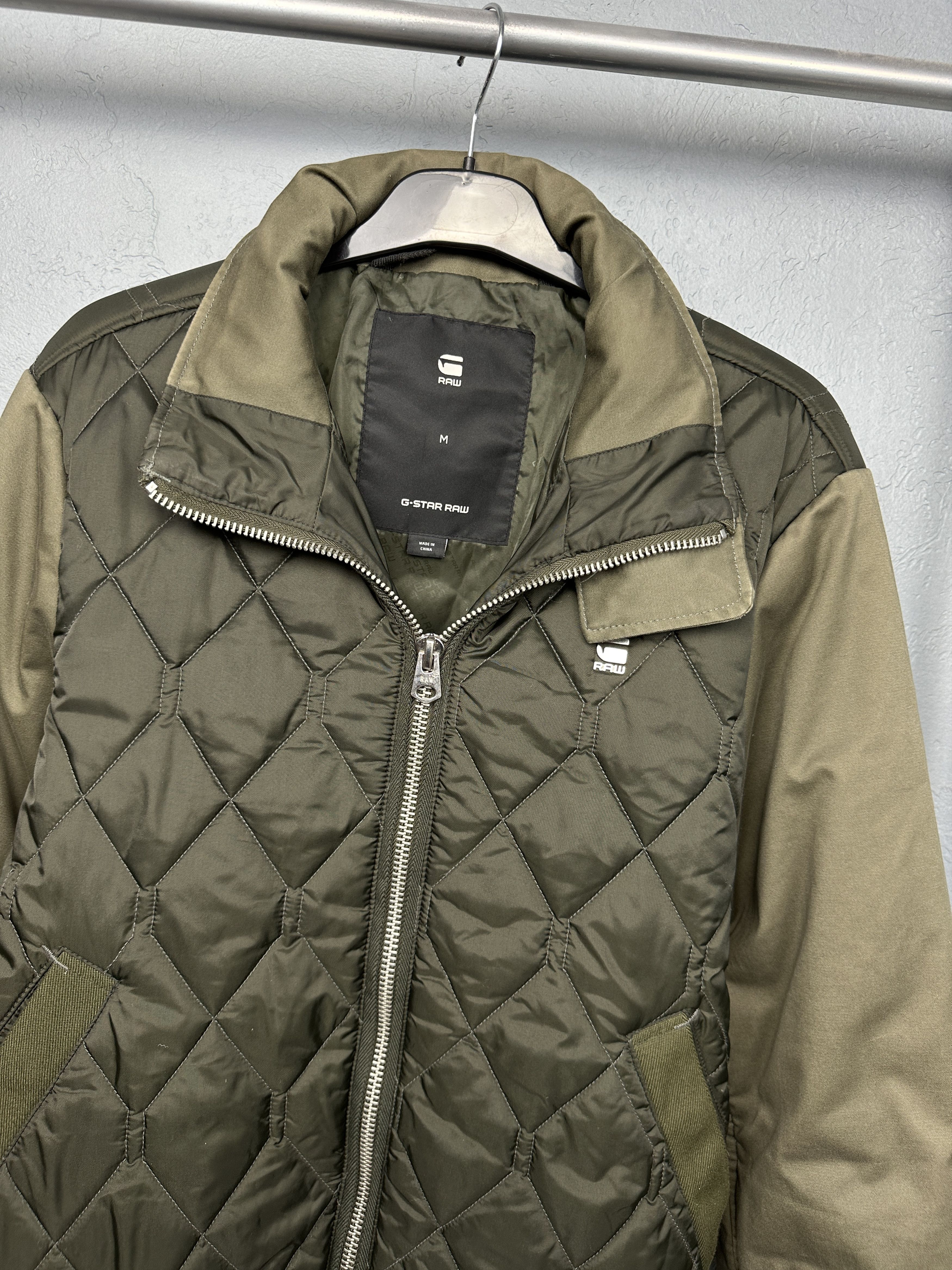 G-Star G Star Raw Mens Meefic Quilted Overshirt Jacket Size US M / EU 48-50 / 2 - 2 Thumbnail