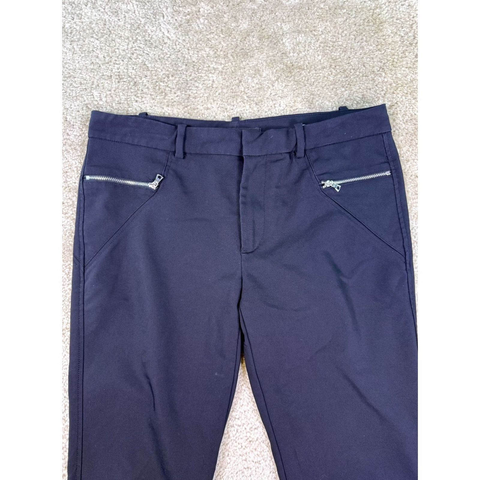 Zara Zara Dress Womens L Black Woman Pants Size Career Straight Zip Pockets E208 Size 36" / US 14 / IT 50 - 2 Thumbnail