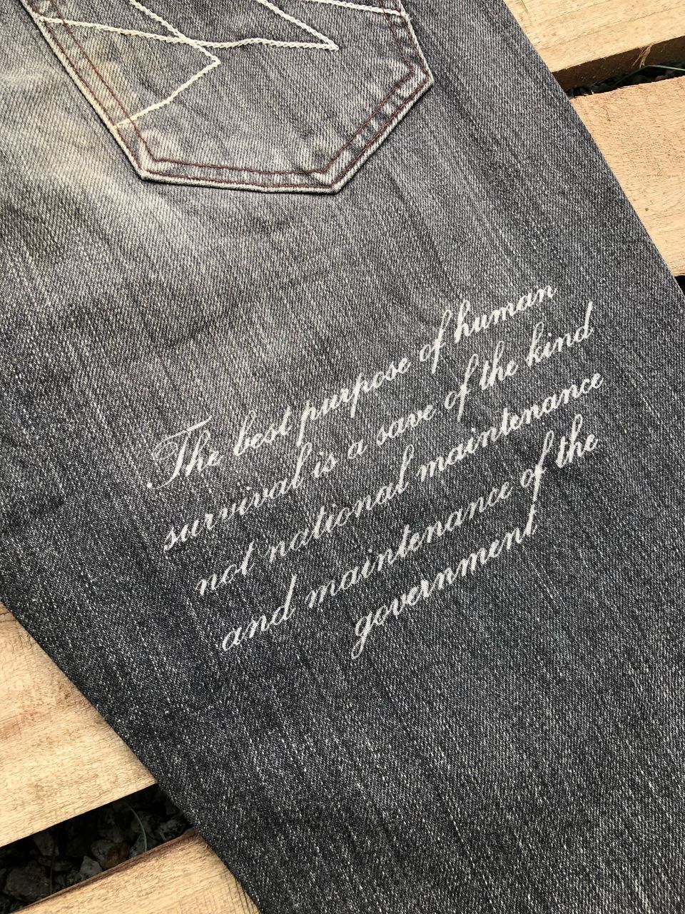 If Six Was Nine × Japanese Brand Vintage Japanese Denim Flare Jeans Distressed Size US 30 / EU 46 - 7 Thumbnail