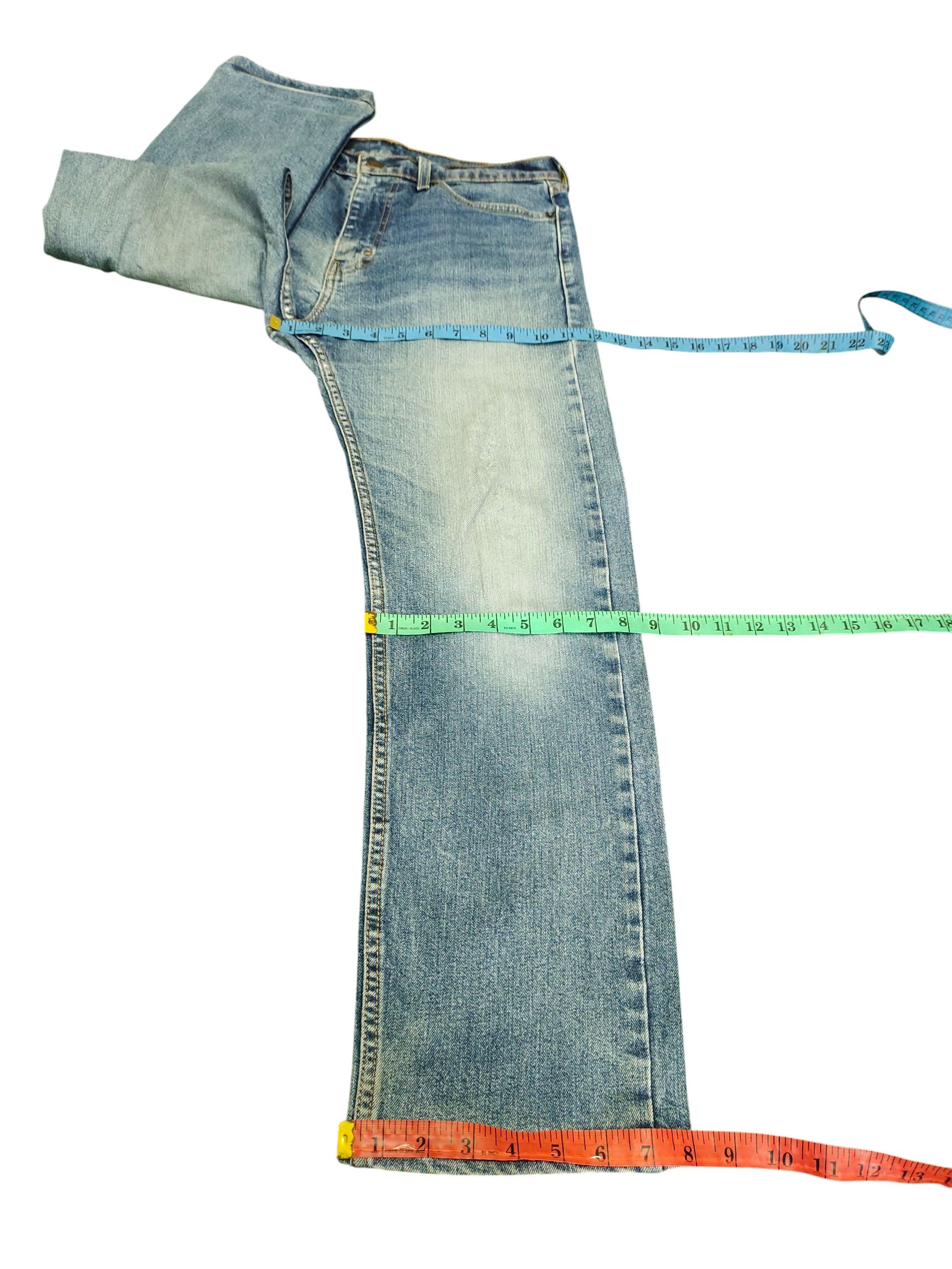 Levi's Vintage Clothing Vintage Levis 505 Clawmark Distress Faded Denim Jeans Size US 30 / EU 46 - 18 Thumbnail
