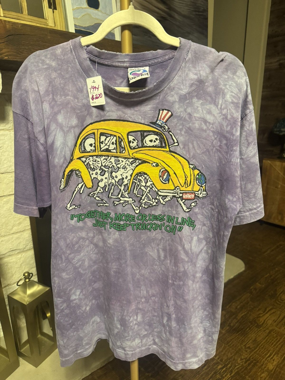 Other 1994 Grateful Dead "Dead X-ing" tie-dye t-shirt Size US L / EU 52-54 / 3 - 1 Thumbnail