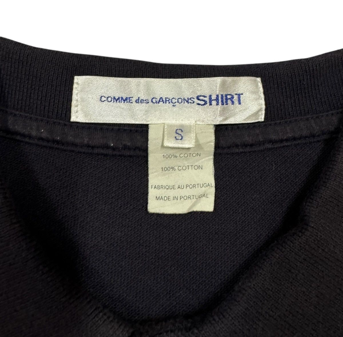 Comme des Garcons Homme Plus × Comme des Garcons SHIRT Comme Des Garçons Shirt Polo Tee Size US S / EU 44-46 / 1 - 7 Thumbnail