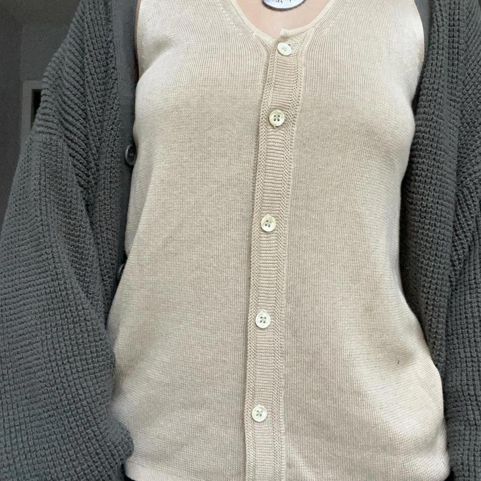 Other Soft and comfy cream knit sweater with a cozy fit #preppy Size S / US 4 / IT 40 - 6 Thumbnail