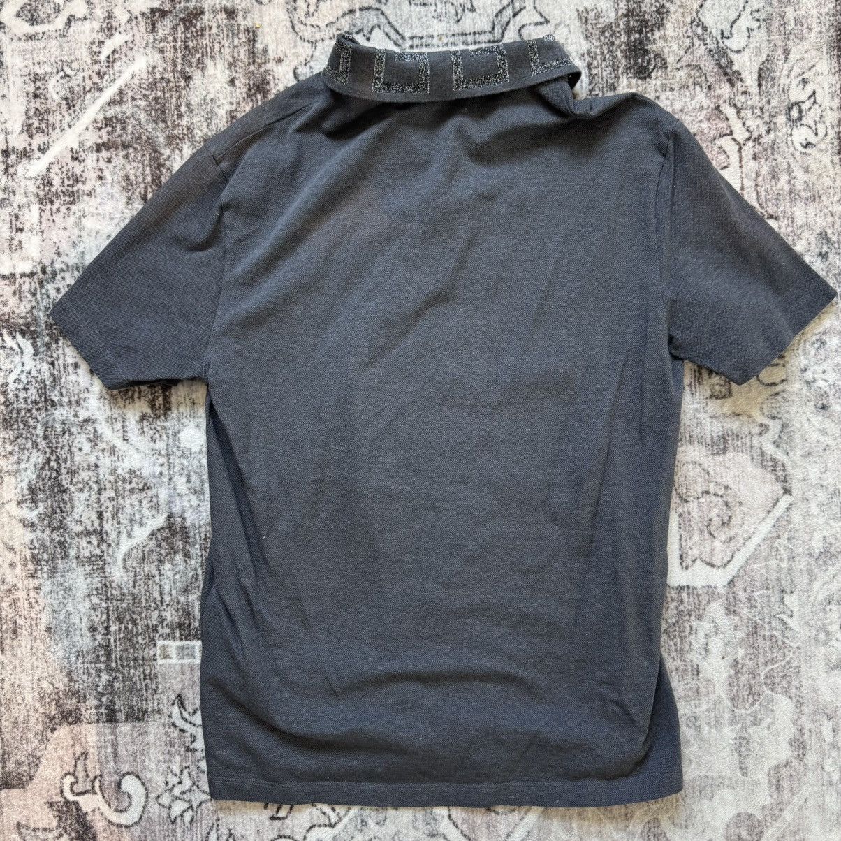 Versace Versace Embroidered Medusa Greca Collar Polo Grey Size US L / EU 52-54 / 3 - 4 Thumbnail