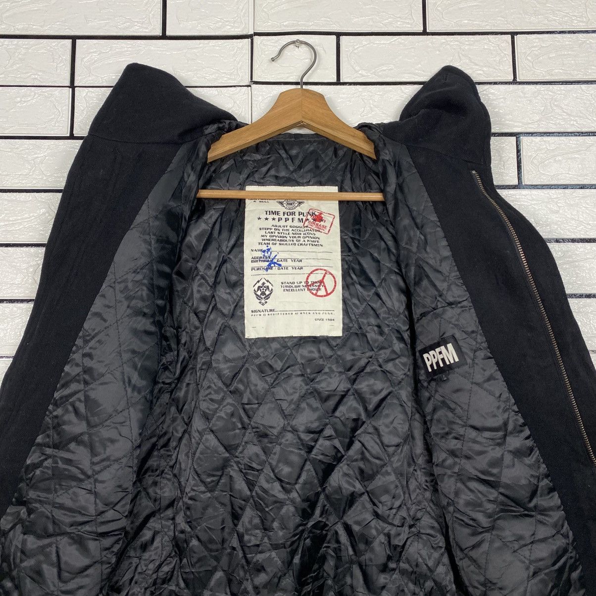 PPFM 📌Biker Wool Duffle Jacket PPFM Bondage Issey Miyake Size US L / EU 52-54 / 3 - 15 Thumbnail