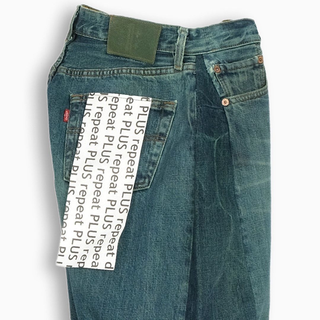Japanese Brand × Levi's × Vintage REPEAT PLUS 002 Dirty Green 28 size (RP002G2801) Size 28" / US 6 / IT 42 - 4 Thumbnail