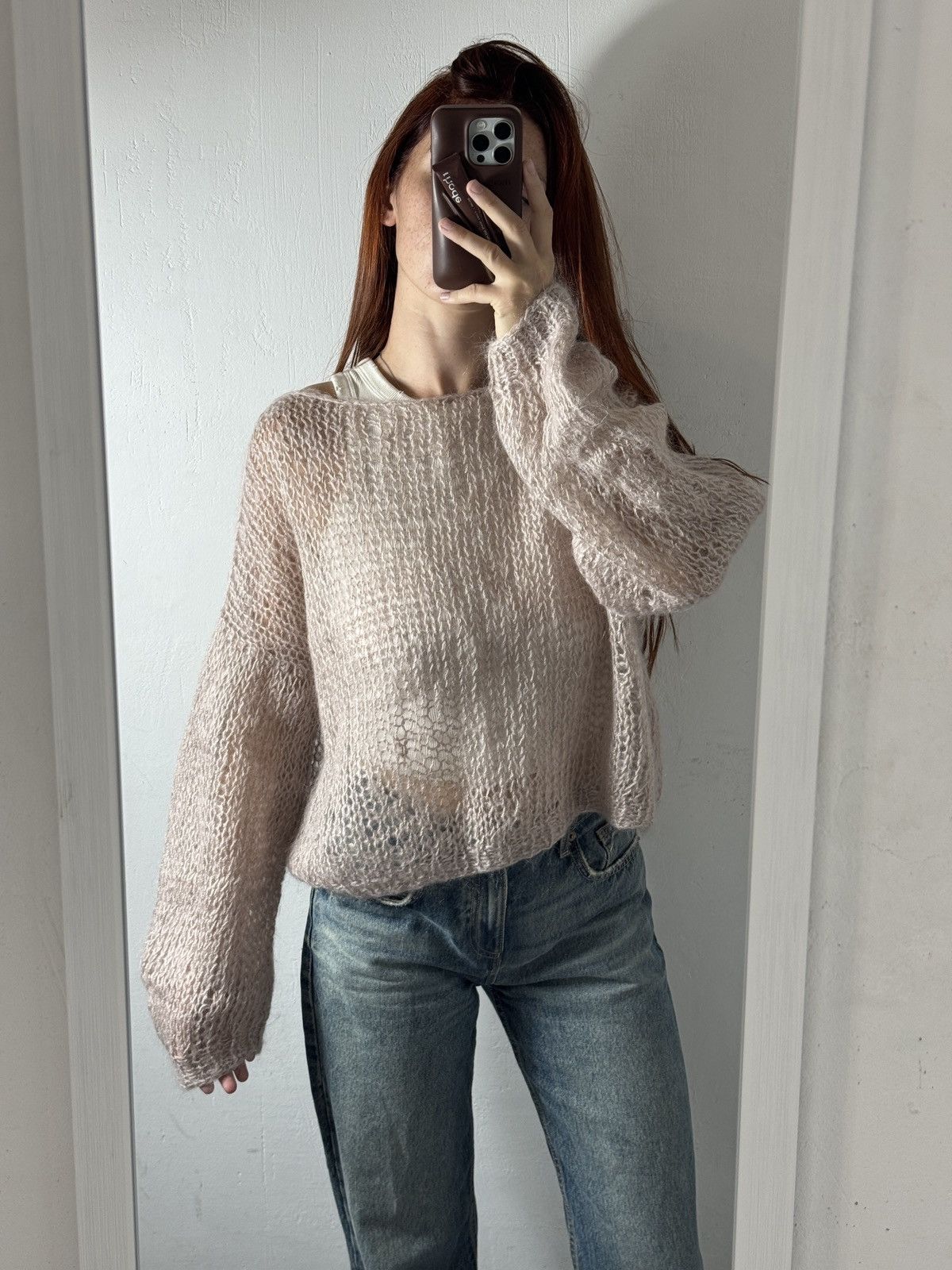 Other 2000s MESH KNITTED HAND MADE SWEATER Size ONE SIZE - 3 Thumbnail
