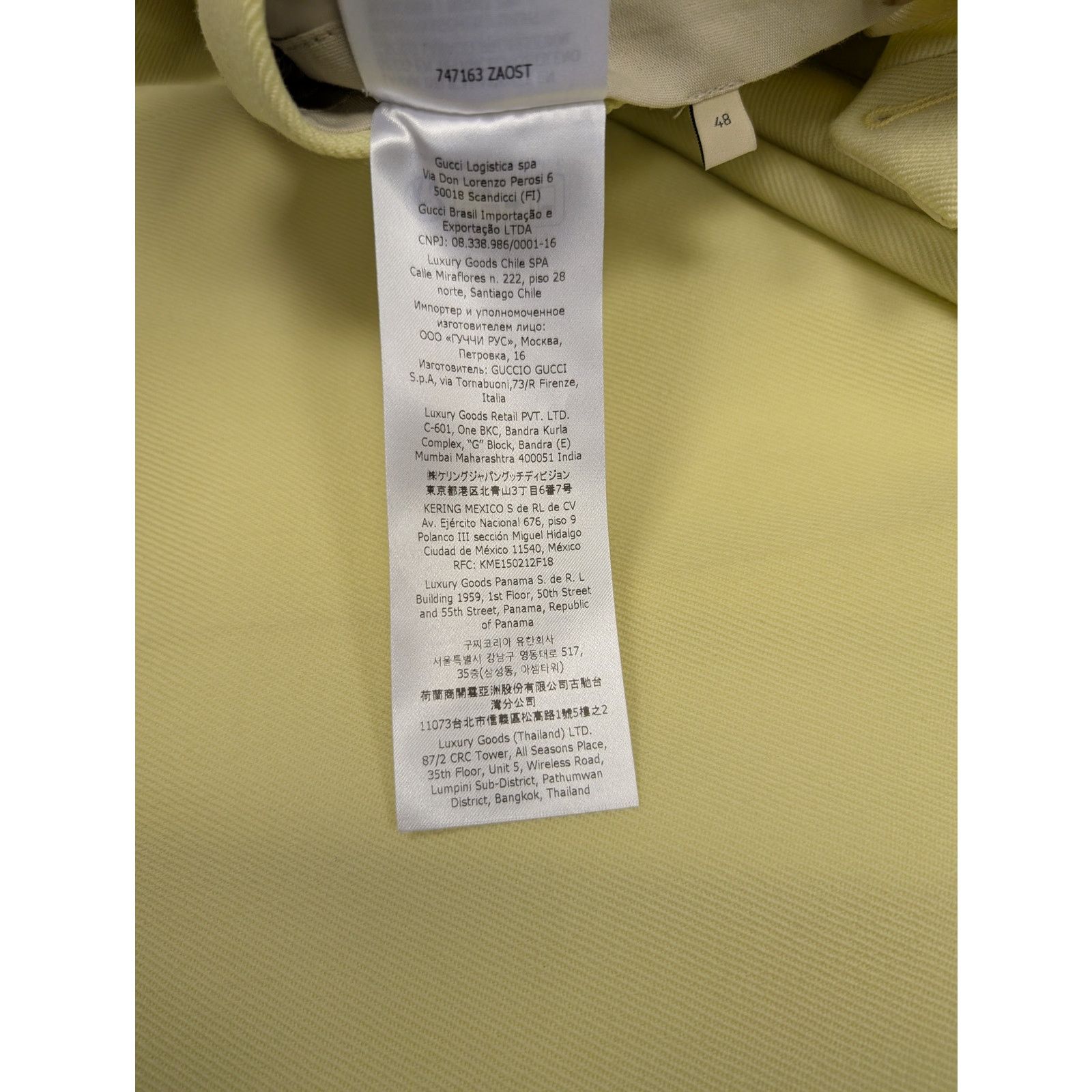 Gucci o1rshd1 Casual Pants in Yellow Size US 32 / EU 48 - 17 Thumbnail