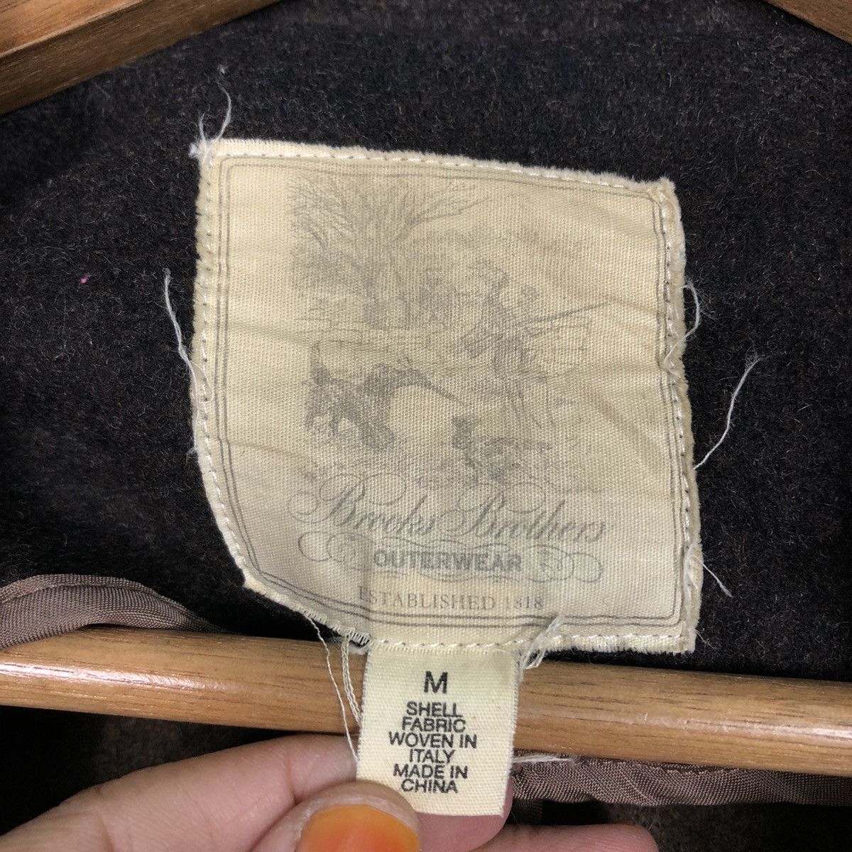 Brooks Brothers 📌Vintage Wool Chore Jacket Brooks Brother Blanket Size US M / EU 48-50 / 2 - 18 Thumbnail