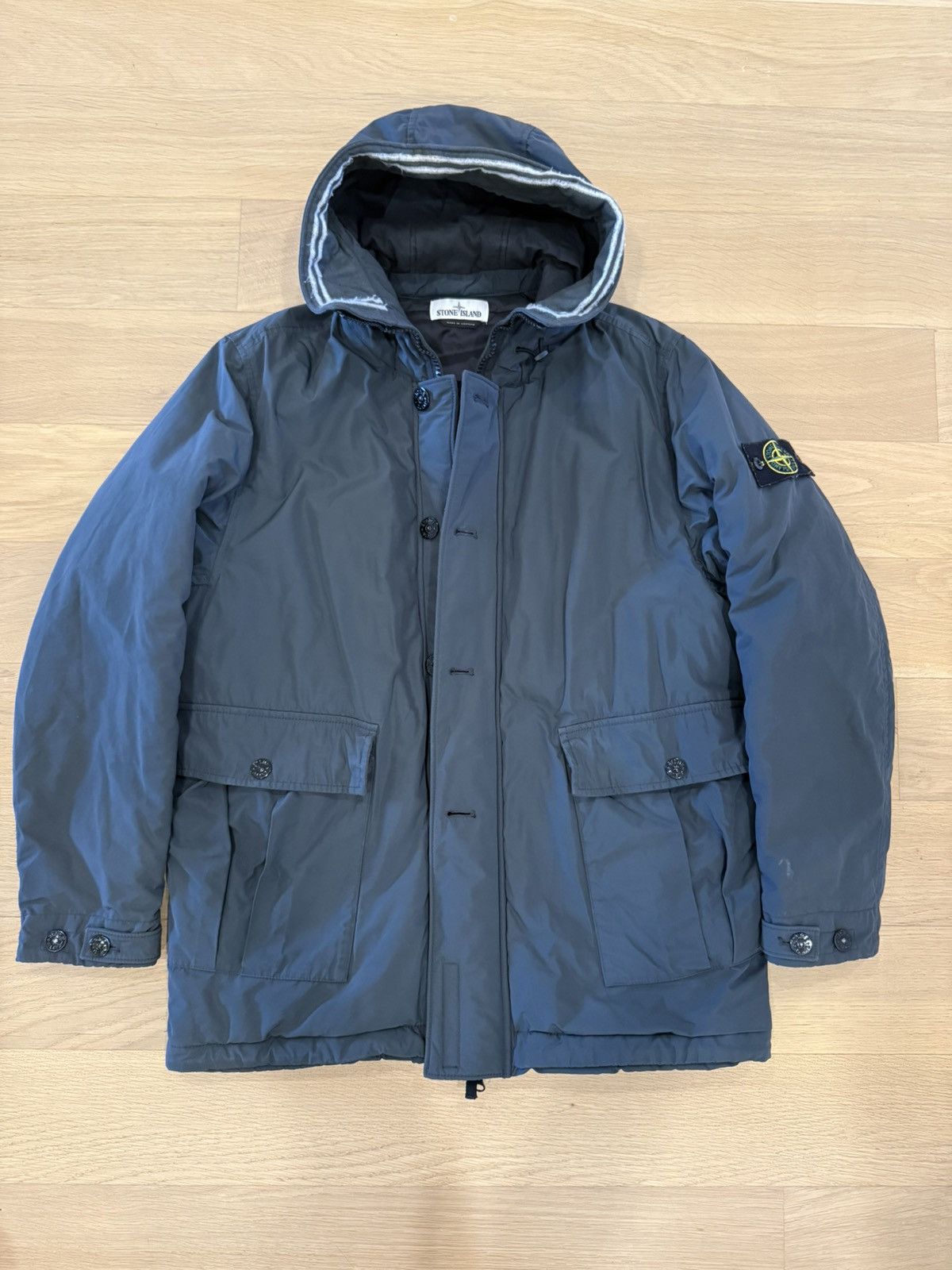 Stone Island Stone Island Micro Reps Primaloft Jacket Dark Grey / Green Size US XL / EU 56 / 4 - 1 Thumbnail