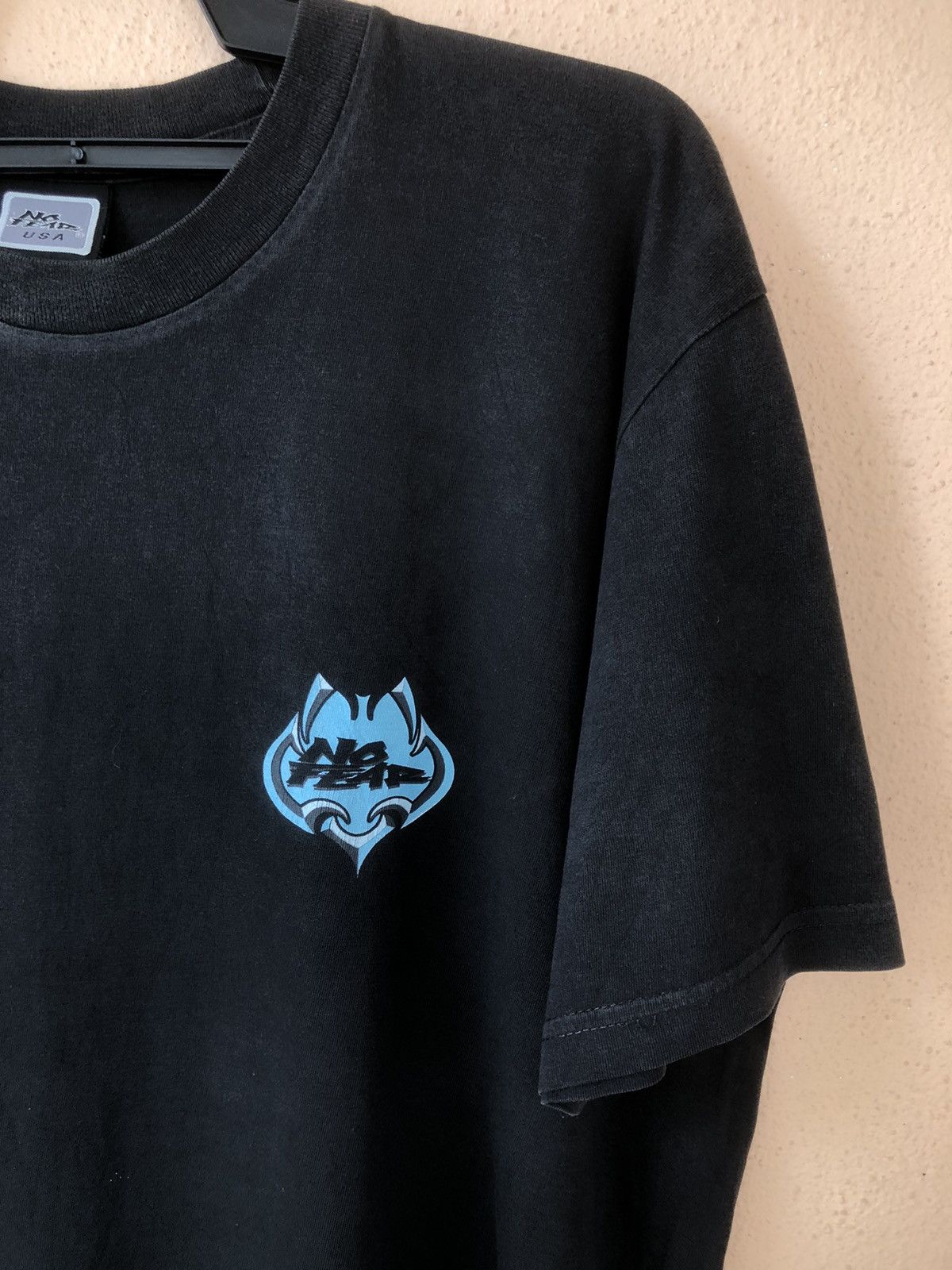 No Fear × Vintage Vintage No Fear Twin Dragon Streetwear Tee Size US XL / EU 56 / 4 - 4 Thumbnail