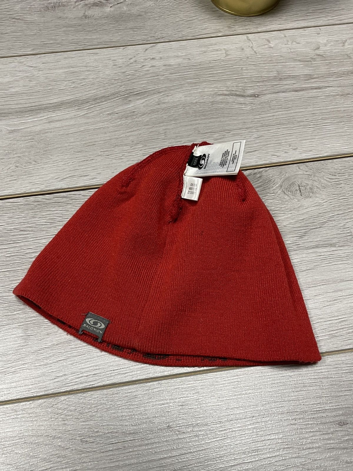 Salomon Salomon vintage monogram all over print beanie hat Size ONE SIZE - 6 Thumbnail