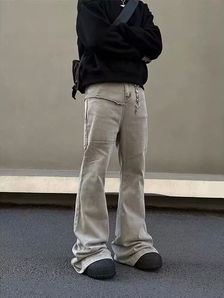 Japanese Brand × Jean Y2K Baggy Stacked Flare Jeans Size US 32 / EU 48 - 1 Thumbnail