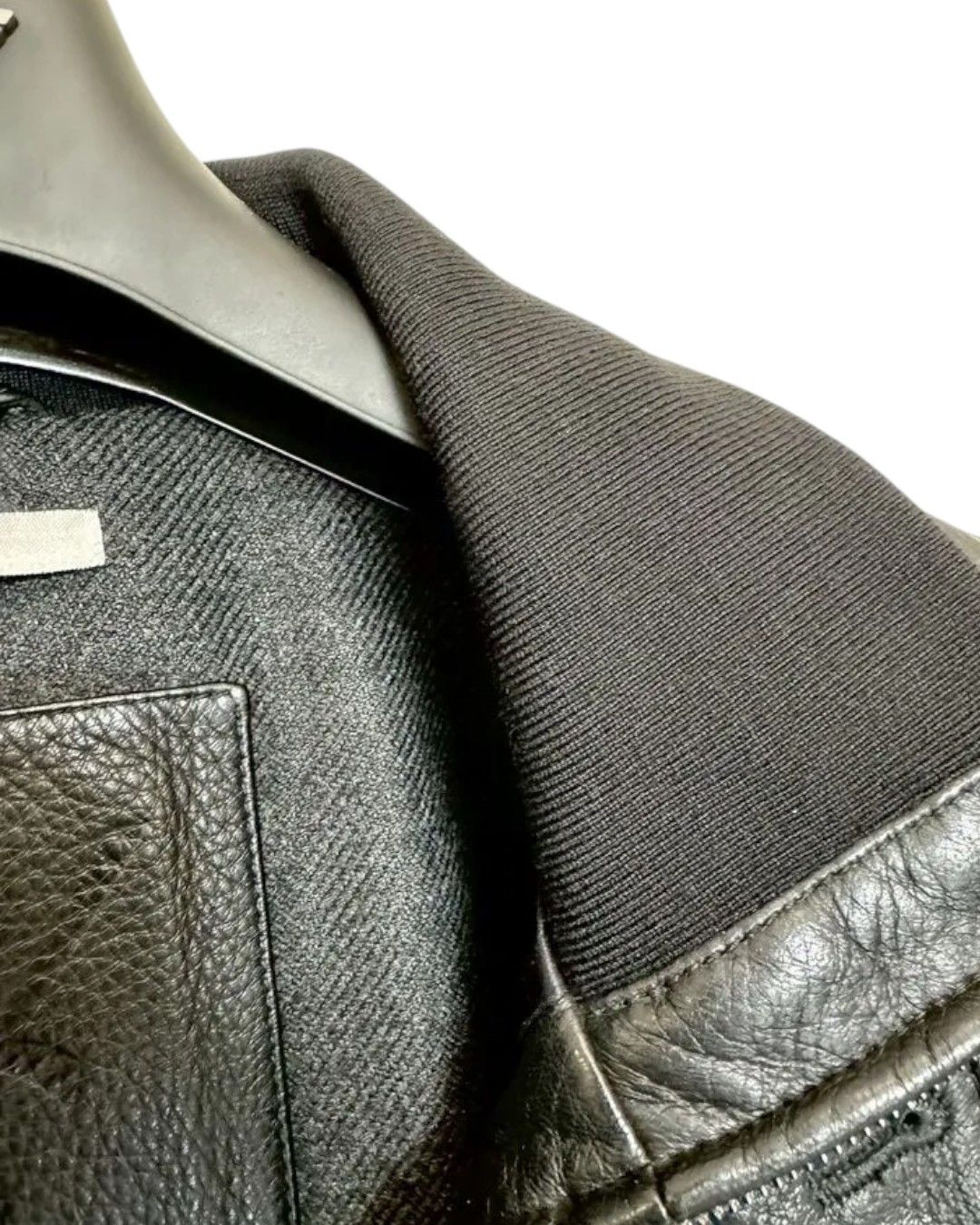 Yves Saint Laurent YSL LEATHER BOMBER JACKET Size US L / EU 52-54 / 3 - 3 Thumbnail
