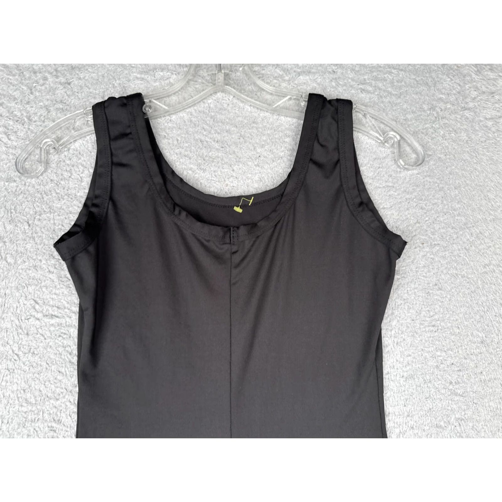 Vintage Shapewear Bodysuit Womens XS Black Sleeveless One Piece Jumpsuit Activewear Size XS / US 0-2 / IT 36-38 - 4 Thumbnail