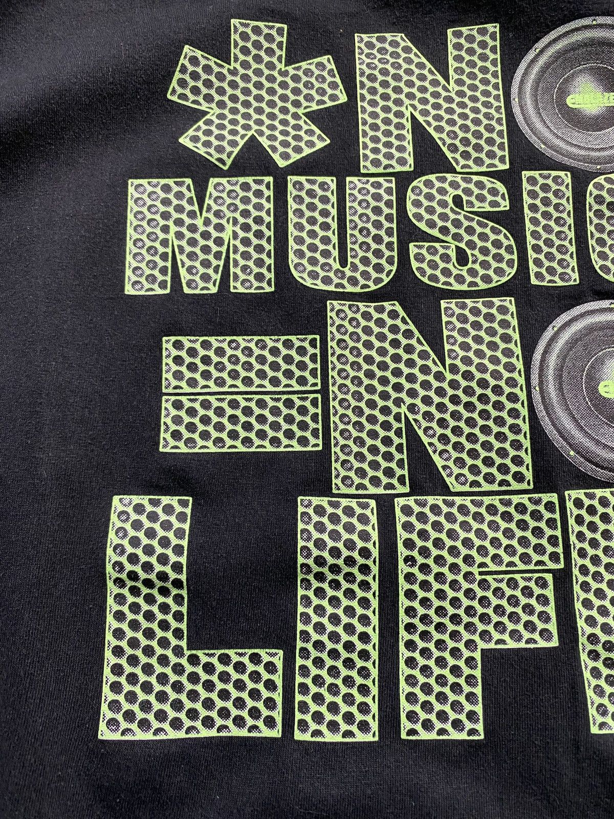 Rap Tees × Vintage Rare! 1990’s Vintage Technics No Music No Life T Shirt Size US M / EU 48-50 / 2 - 5 Thumbnail