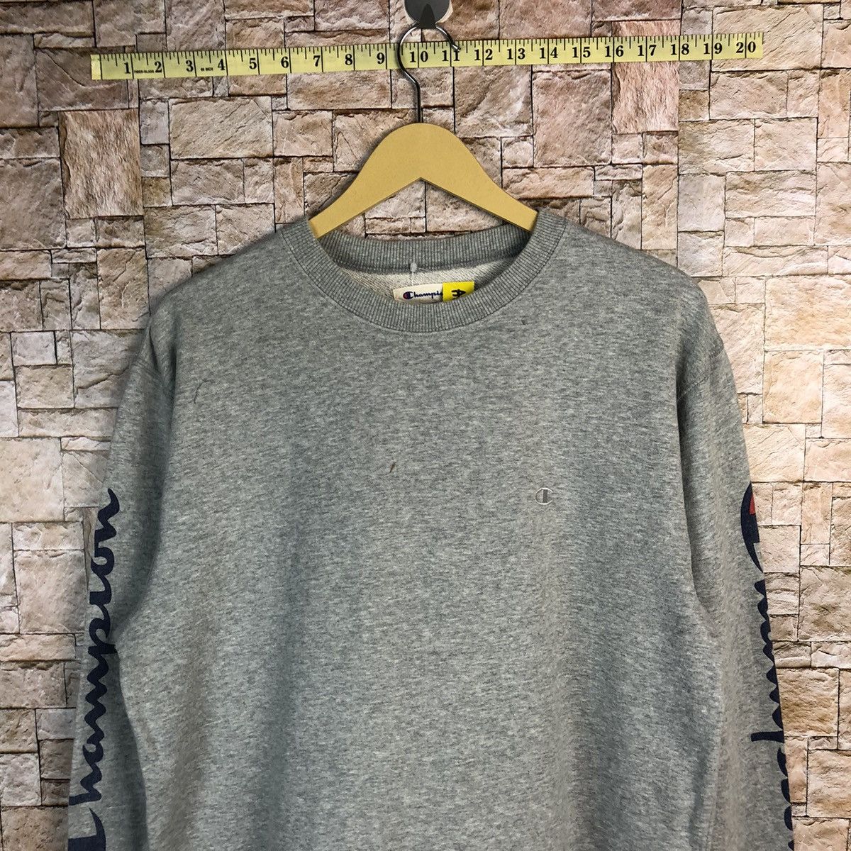 Champion Champion vintage Grey Sweatshirt #A381 Size US L / EU 52-54 / 3 - 2 Thumbnail