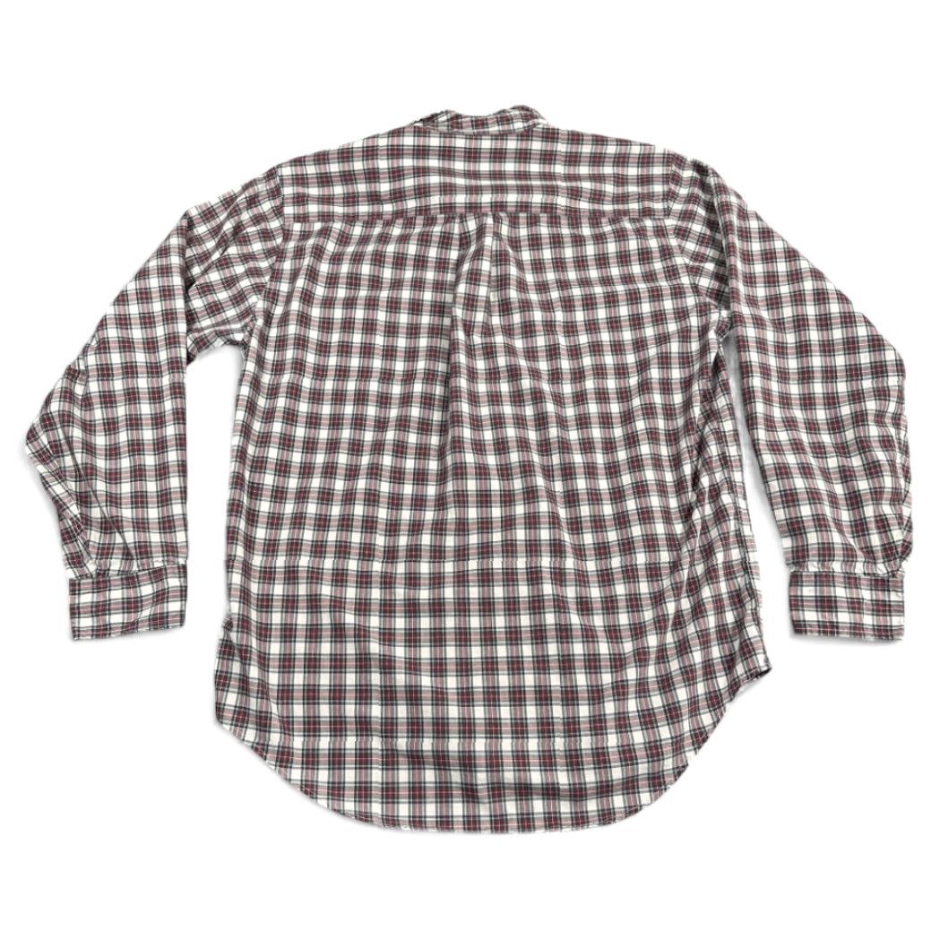 Vintage VINTAGE L.L. Bean Shirt Adult LARGE Red White Plaid 80s Tailoring Single Needle Button-Up Long Sleeve Mens Size US L / EU 52-54 / 3 - 3 Thumbnail