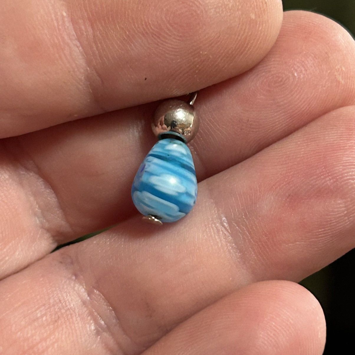 Handmade Handcrafted salvaged vintage millefiori glass necklace Size ONE SIZE - 3 Thumbnail