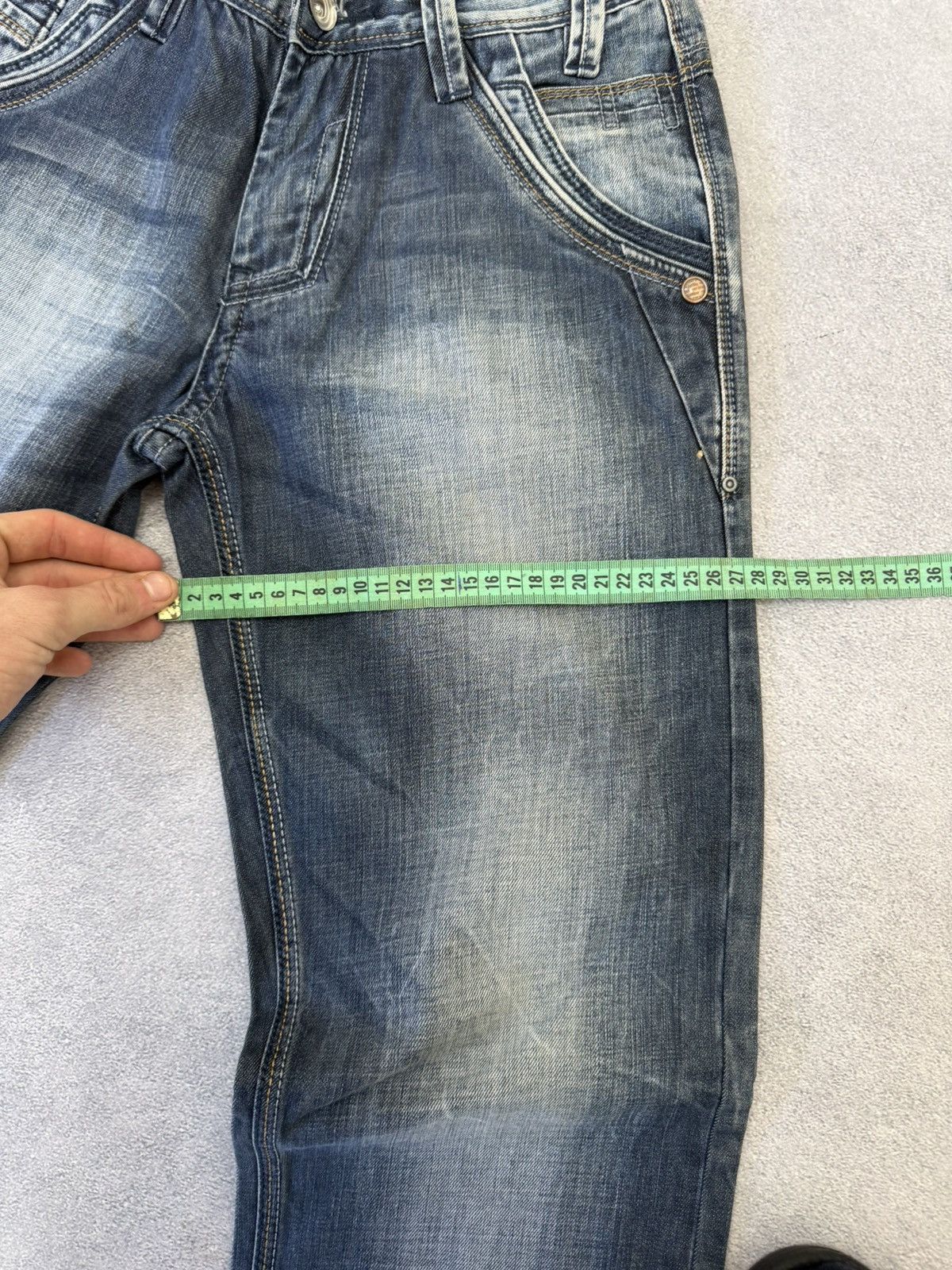 Hedi Slimane Vintage Dior Hedi Slimane Style Washed Denim Jeans Size US 30 / EU 46 - 11 Thumbnail