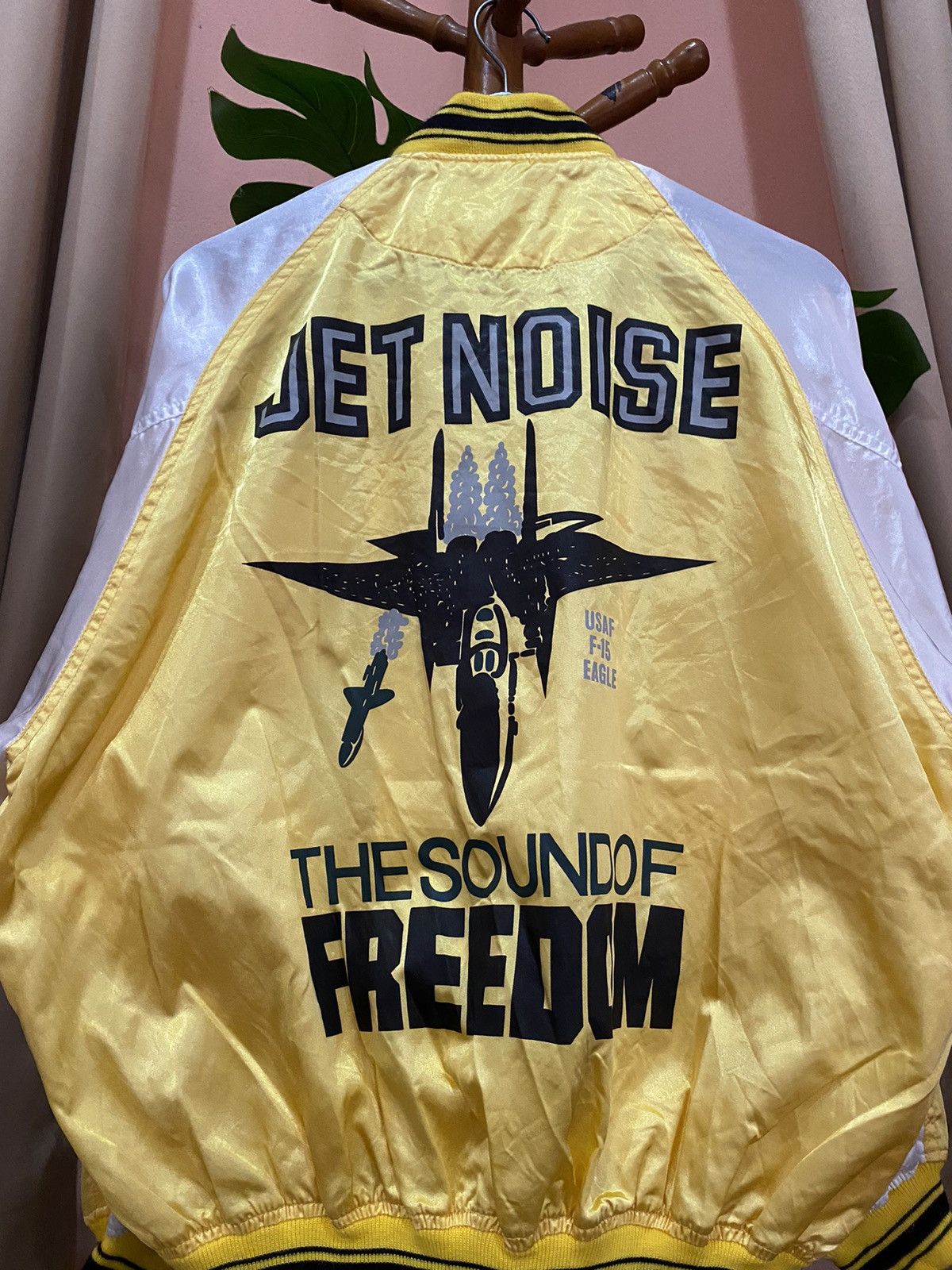 Other Vintage 1980s D.E. Spotlight USAF F-15 Eagle Bomber Jacket Size US L / EU 52-54 / 3 - 13 Thumbnail