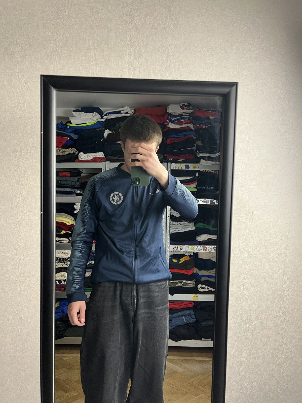 Chelsea Soccer × Nike Nike FC Chelsea 2018/19 Soccer Football Track Jacket Hype Size US M / EU 48-50 / 2 - 2 Thumbnail