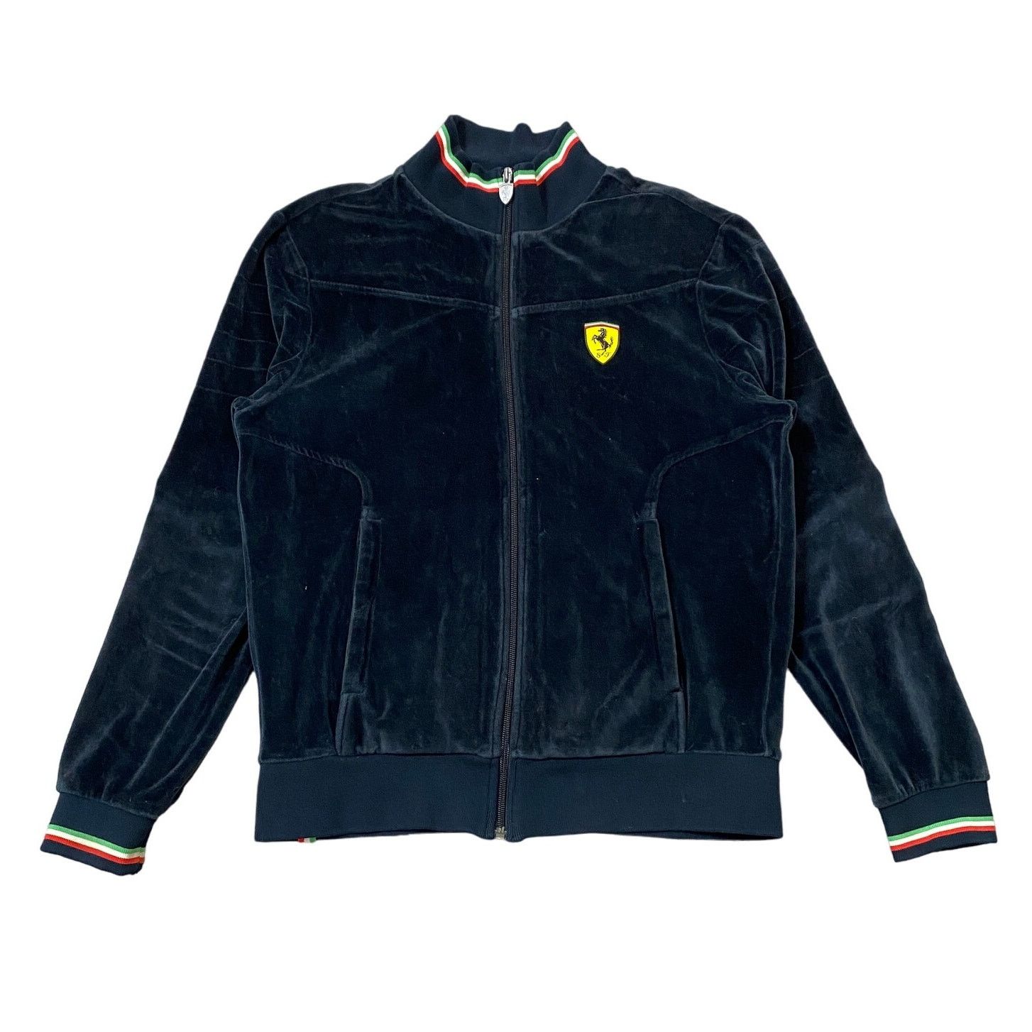 Puma Scuderia Ferrari Puma Scuderia Ferrari Velour Track Jacket Sweater Men s S Grailed