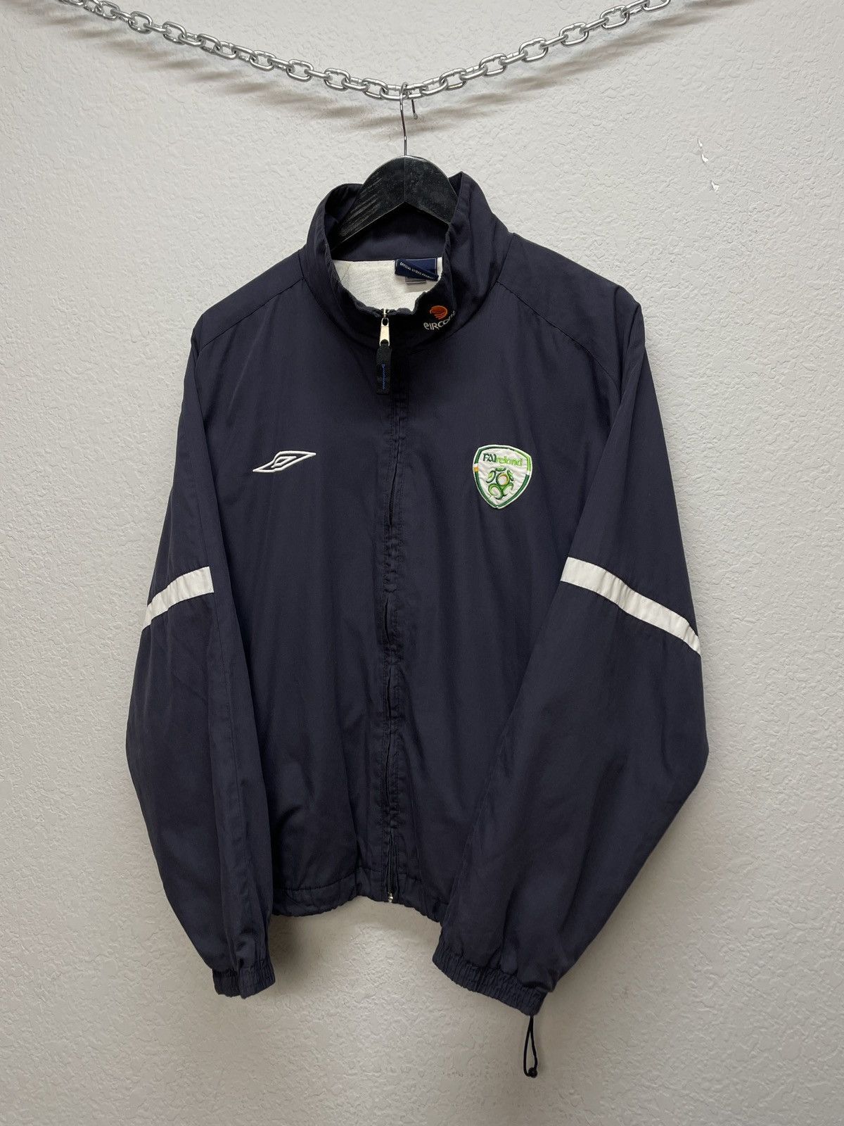 Umbro Vintage y2k Umbro Ireland 00s Training Soccer Track Jacket Size US S / EU 44-46 / 1 - 12 Thumbnail