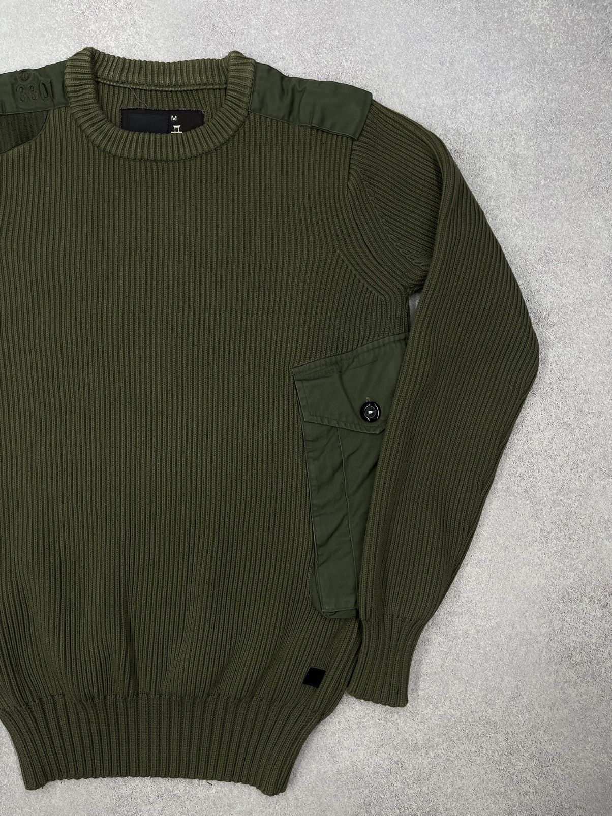 G-Star Vintage G Star Raw New Major Knit Sweater Khaki Military Size US M / EU 48-50 / 2 - 3 Thumbnail