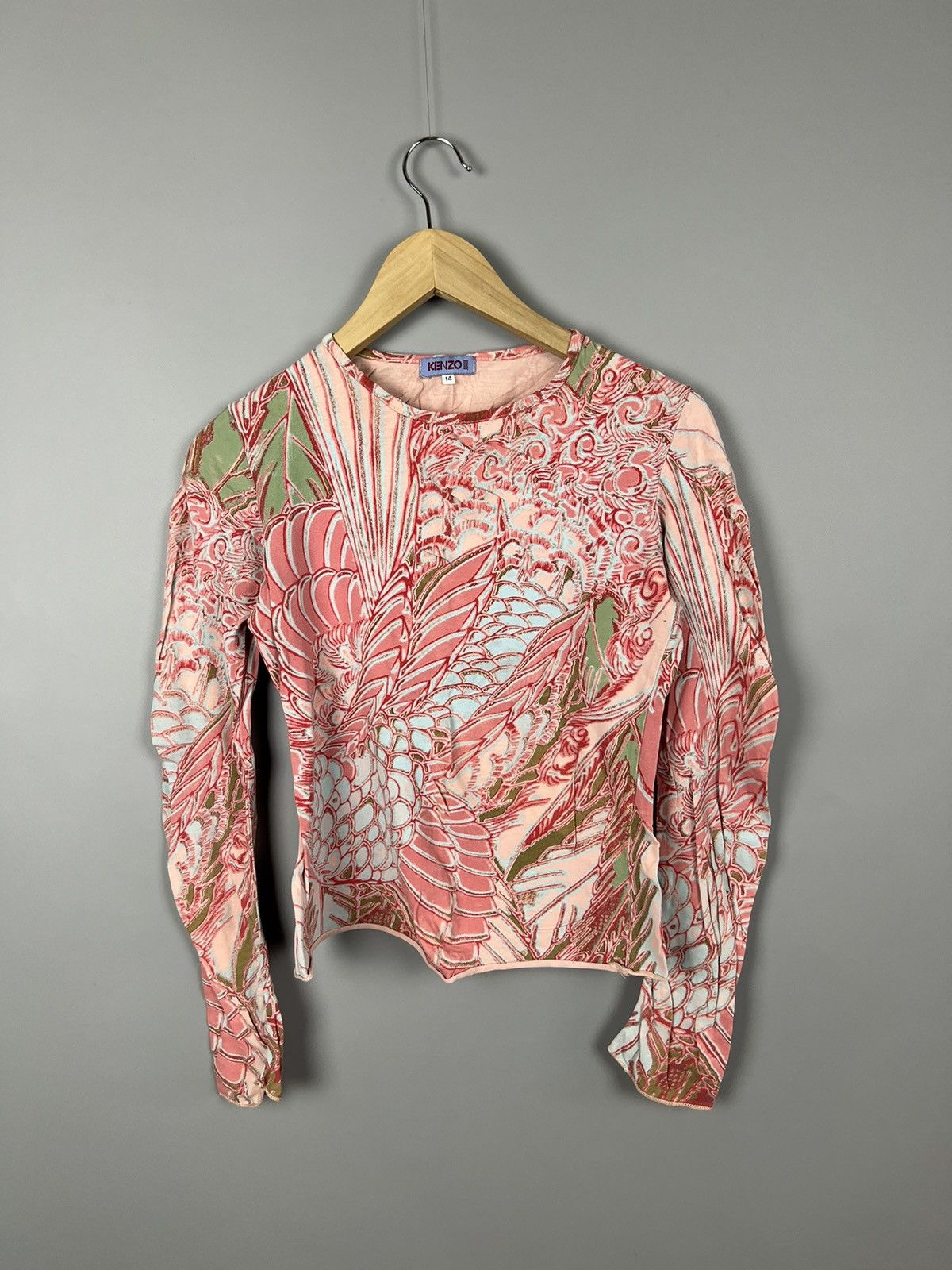 Kenzo (XS-S) Kenzo Jungle Rare Long Sleeve full print floral Size S / US 4 / IT 40 - 1 Thumbnail