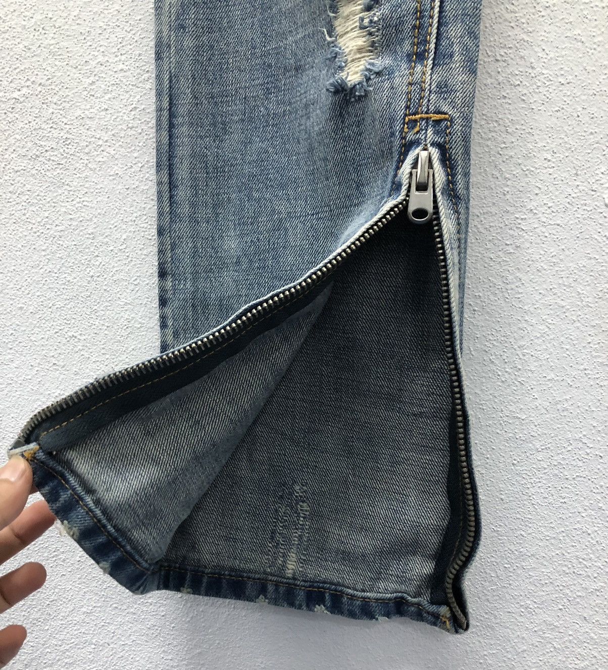 Vintage Vintage mnml Denim Pants Size US 33 - 12 Thumbnail