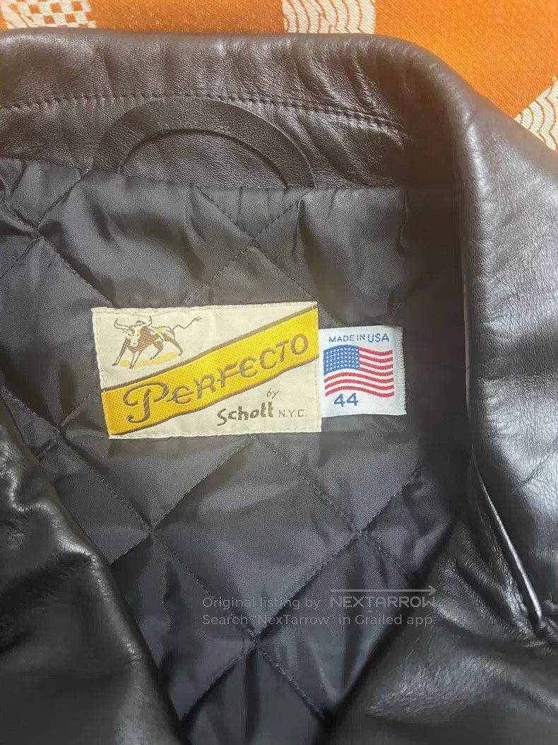 Schott Schott Classic diagonal zip cowhide jacket Size US XXL / EU 58 / 5 - 7 Thumbnail