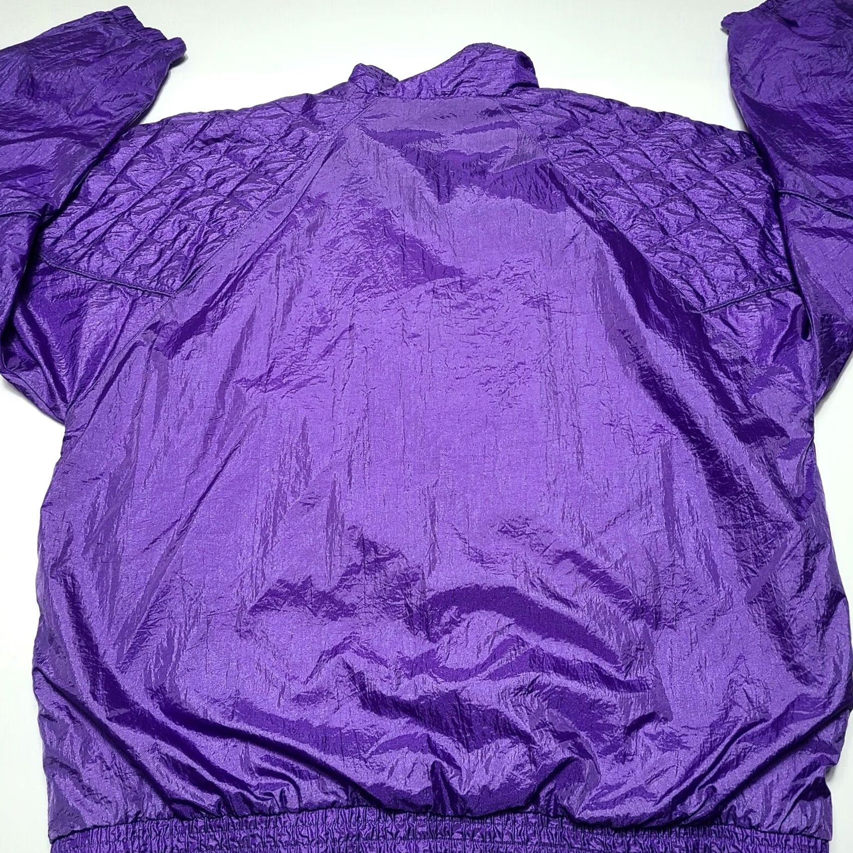Vintage VINTAGE Bold Spirit Windbreaker Womens Large Purple 90s Full Zip Jacket Lined Size L / US 10 / IT 46 - 6 Thumbnail