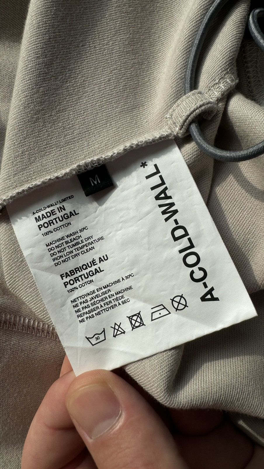 A-COLD-WALL* A-COLD-WALL Taupe Oversized Sweatshirt Size US M / EU 48-50 / 2 - 10 Thumbnail