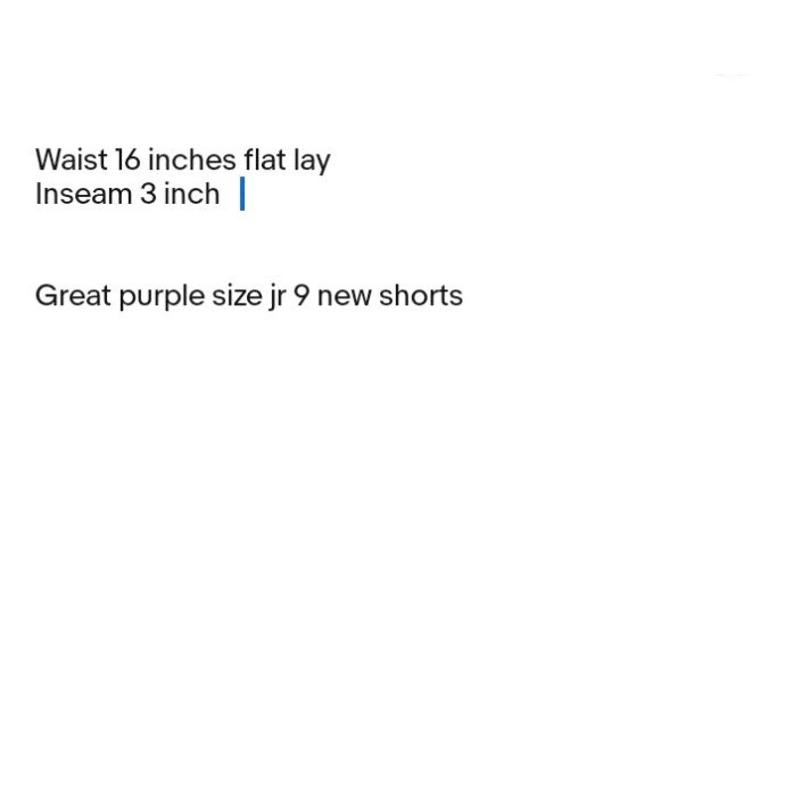 Other NWT LEI Jean Shorts Womens Junior 9 Purple Ashley Low Rise Size 32" / US 10 / IT 46 - 10 Thumbnail
