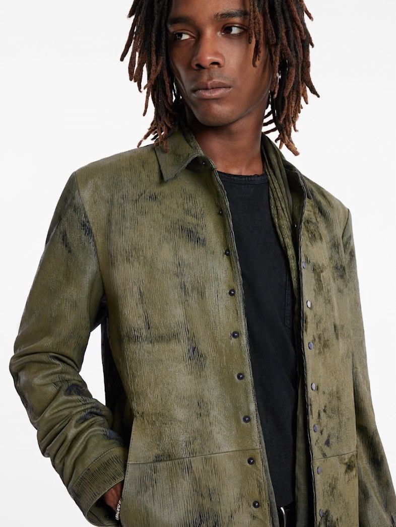 John Varvatos Kelch Leather Shirt Jacket EU 44 USA 34 small Size US S / EU 44-46 / 1 - 4 Thumbnail