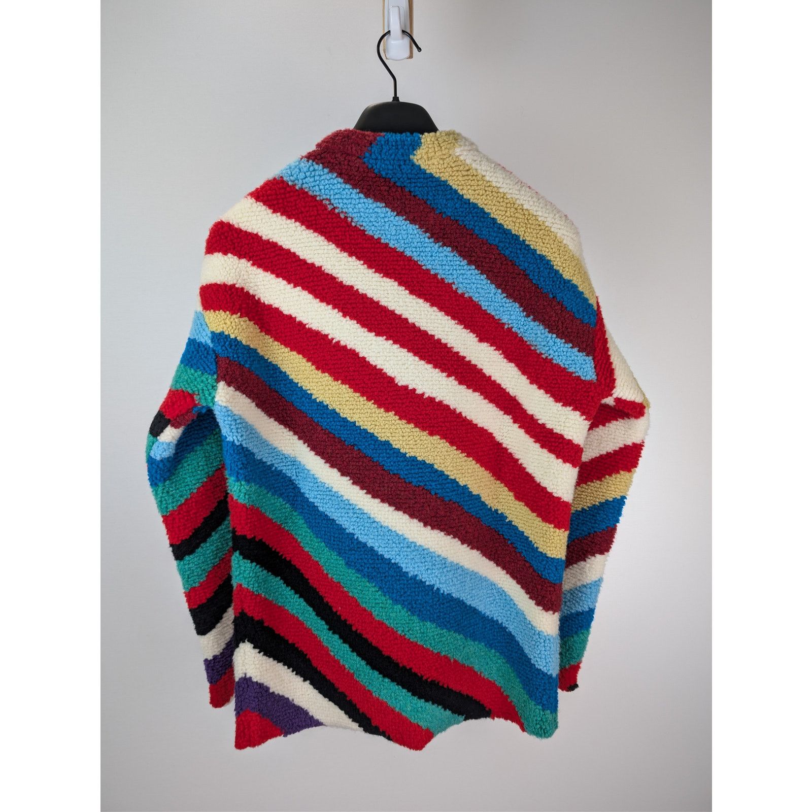 Bottega Veneta o1rshd1 Striped Loopy Knit Wool-Blend Sweater in Multicolor Size US L / EU 52-54 / 3 - 11 Thumbnail