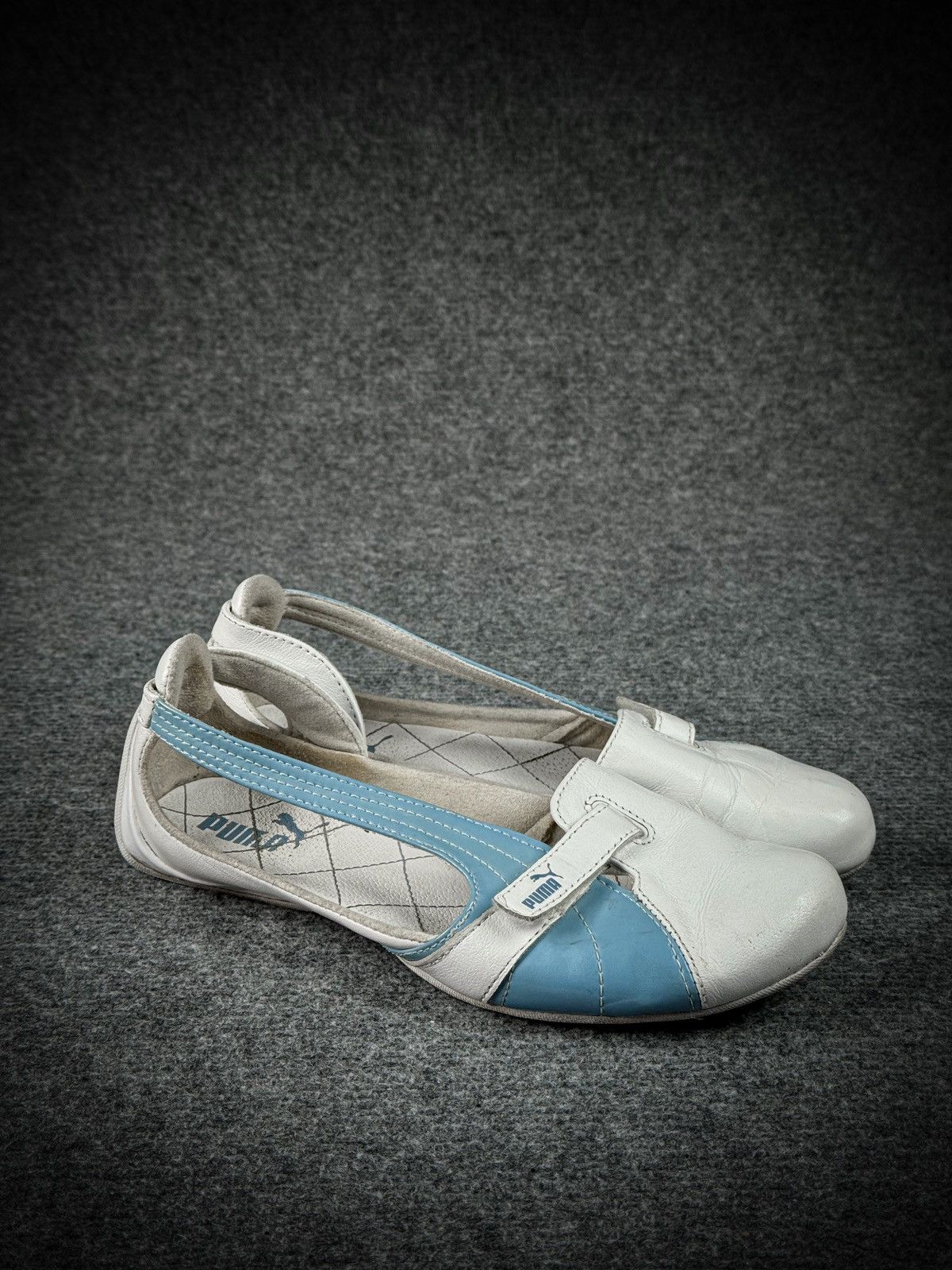 Leather × Puma × Vintage Vintage Leather Puma Flats Size US 6.5 / IT 36.5 - 2 Thumbnail