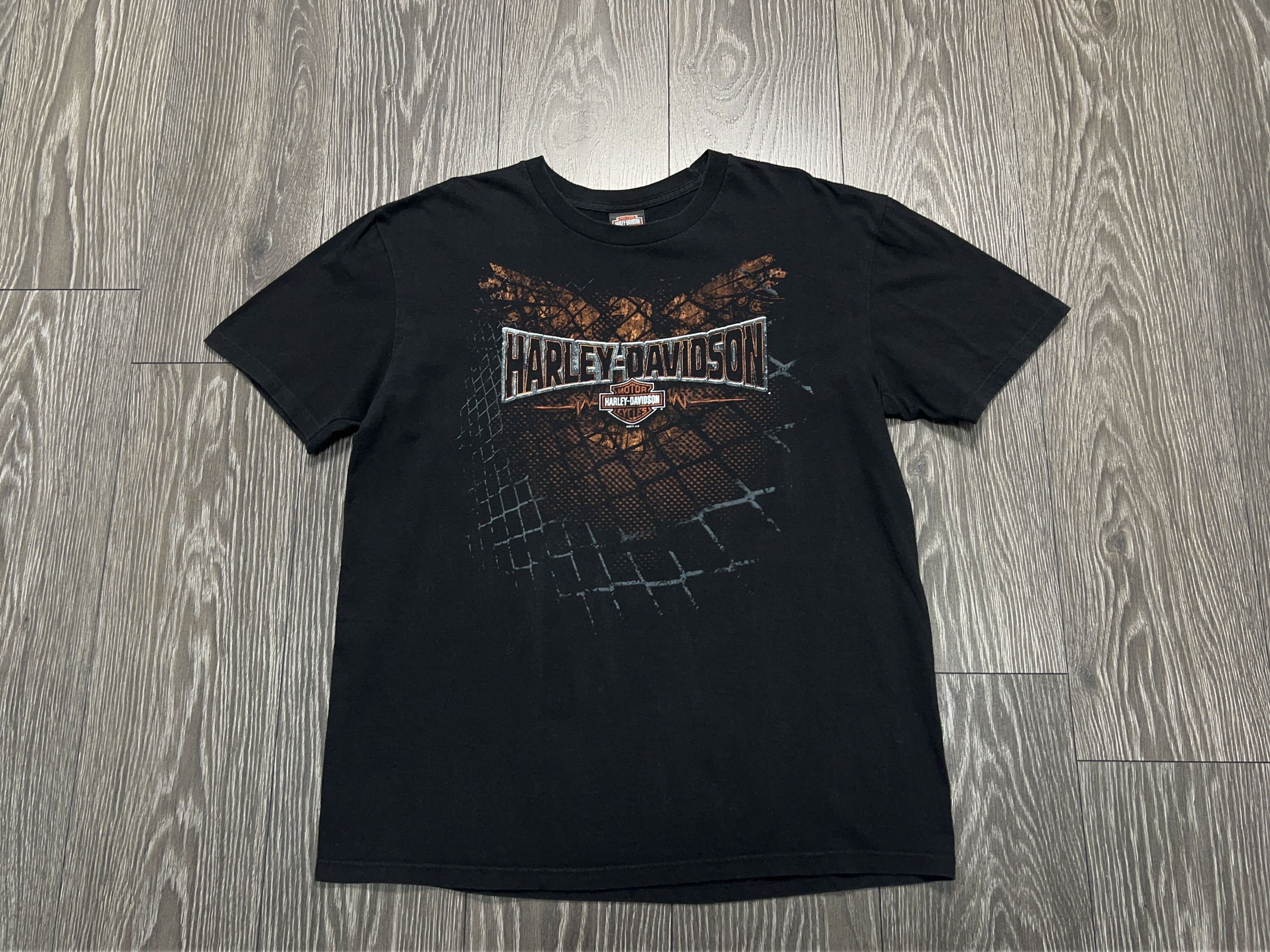 Harley Davidson Warr's London England Motorcycles Biker T Shirt Big Logo Size US XL / EU 56 / 4 - 1 Thumbnail