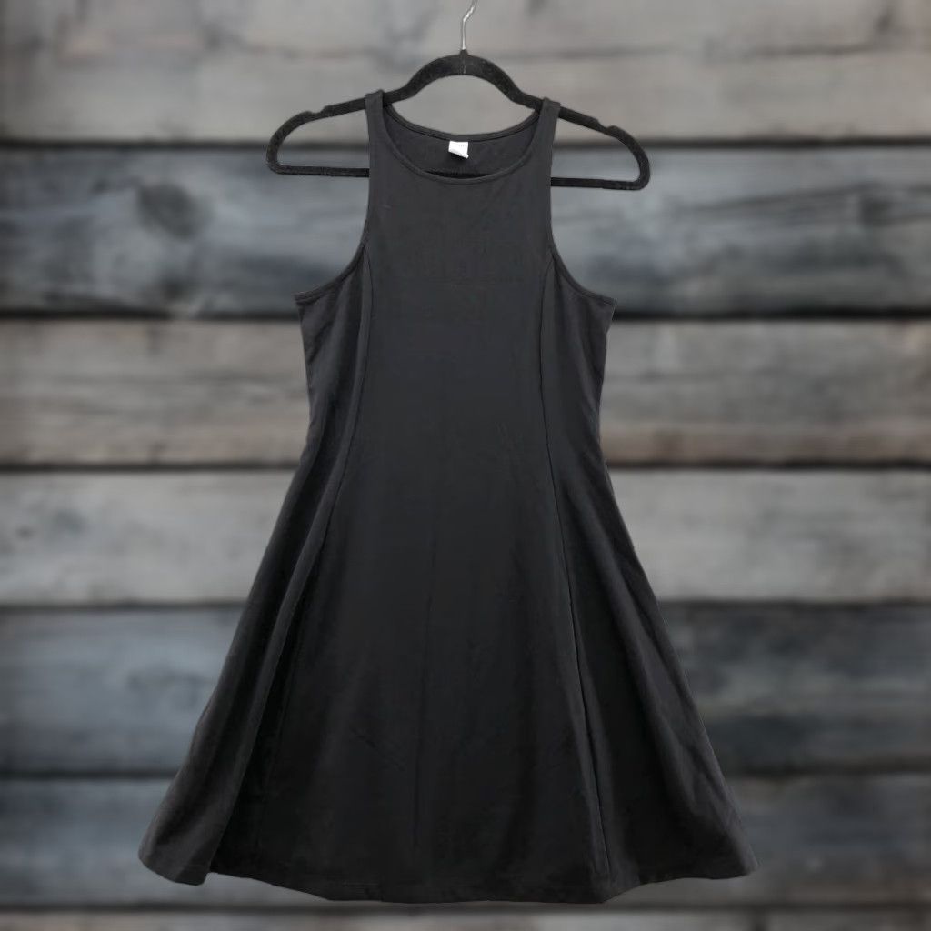 Old Navy NWT Old Navy Sleeveless Skater Dress Size S Black Fit Flare Ponte Knit Size S / US 4 / IT 40 - 1 Thumbnail