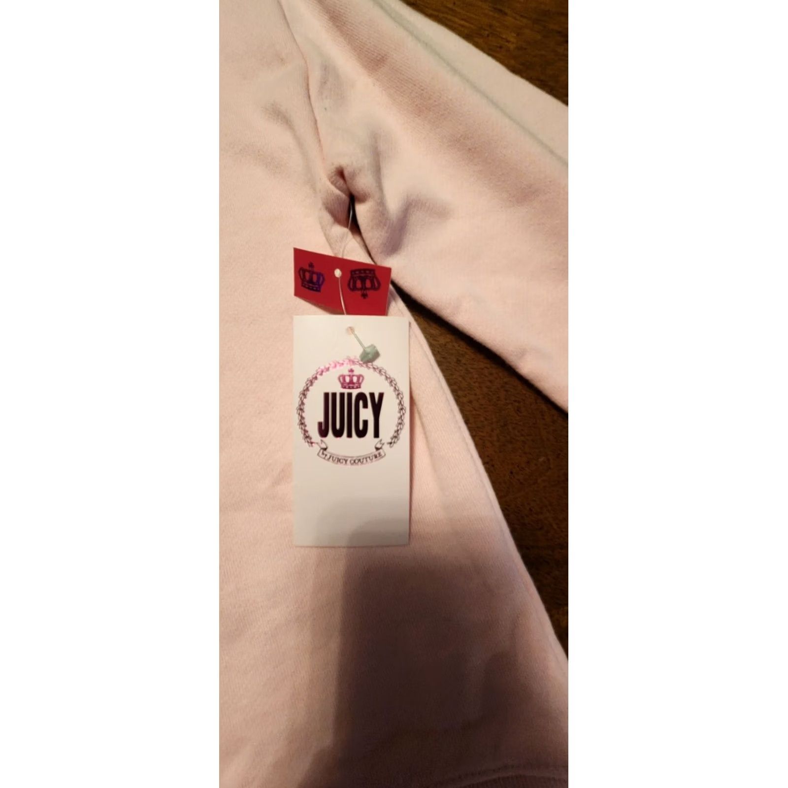 Juicy Couture Juicy by Juicy Couture womens XS pink & silver long sleeve sweatshirt NWT Size XS / US 0-2 / IT 36-38 - 3 Thumbnail