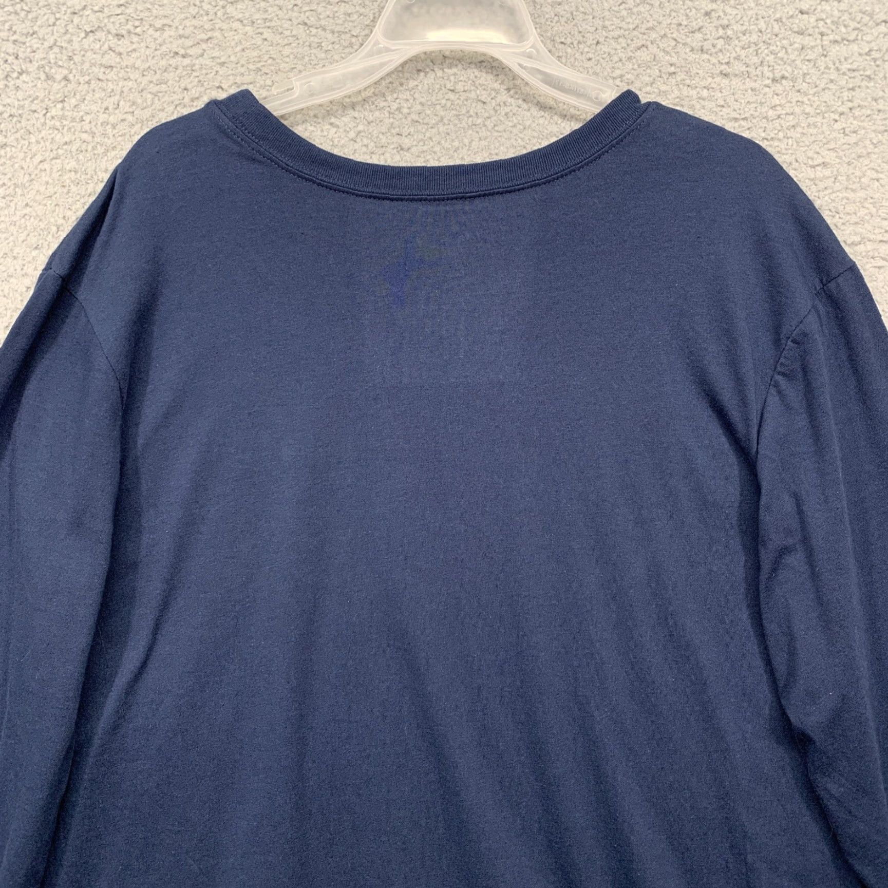 X-LARGE Zoe + Liv T-Shirt XL Long Sleeve Navy Blue White Hugs & Knishes NWT Nike? Size XL / US 12-14 / IT 48-50 - 5 Thumbnail