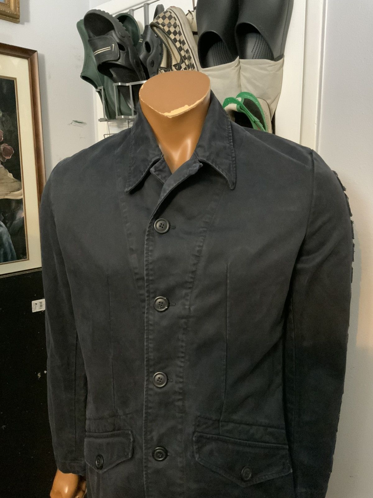 Designer × Sixty Sixty Italy Japan Military Flying Loop Collar Patch Jacket Size US S / EU 44-46 / 1 - 11 Thumbnail
