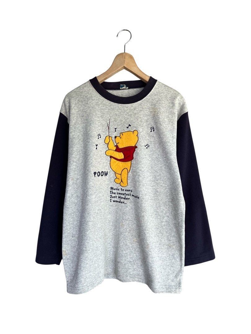 Vintage Vintage Pooh Cartoon Sweatshirt Size US M / EU 48-50 / 2 - 1 Thumbnail