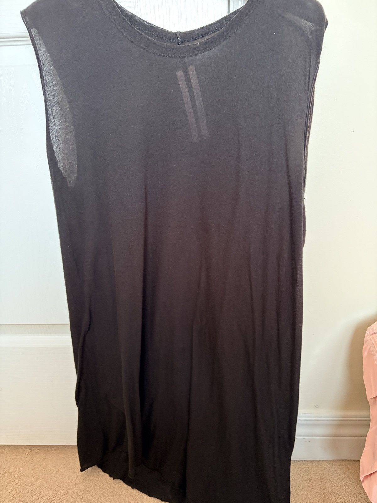 Rick Owens RICK OWENS BASIC SL T IN BLACK UNSTABLE COTTON Size US L / EU 52-54 / 3 - 1 Thumbnail