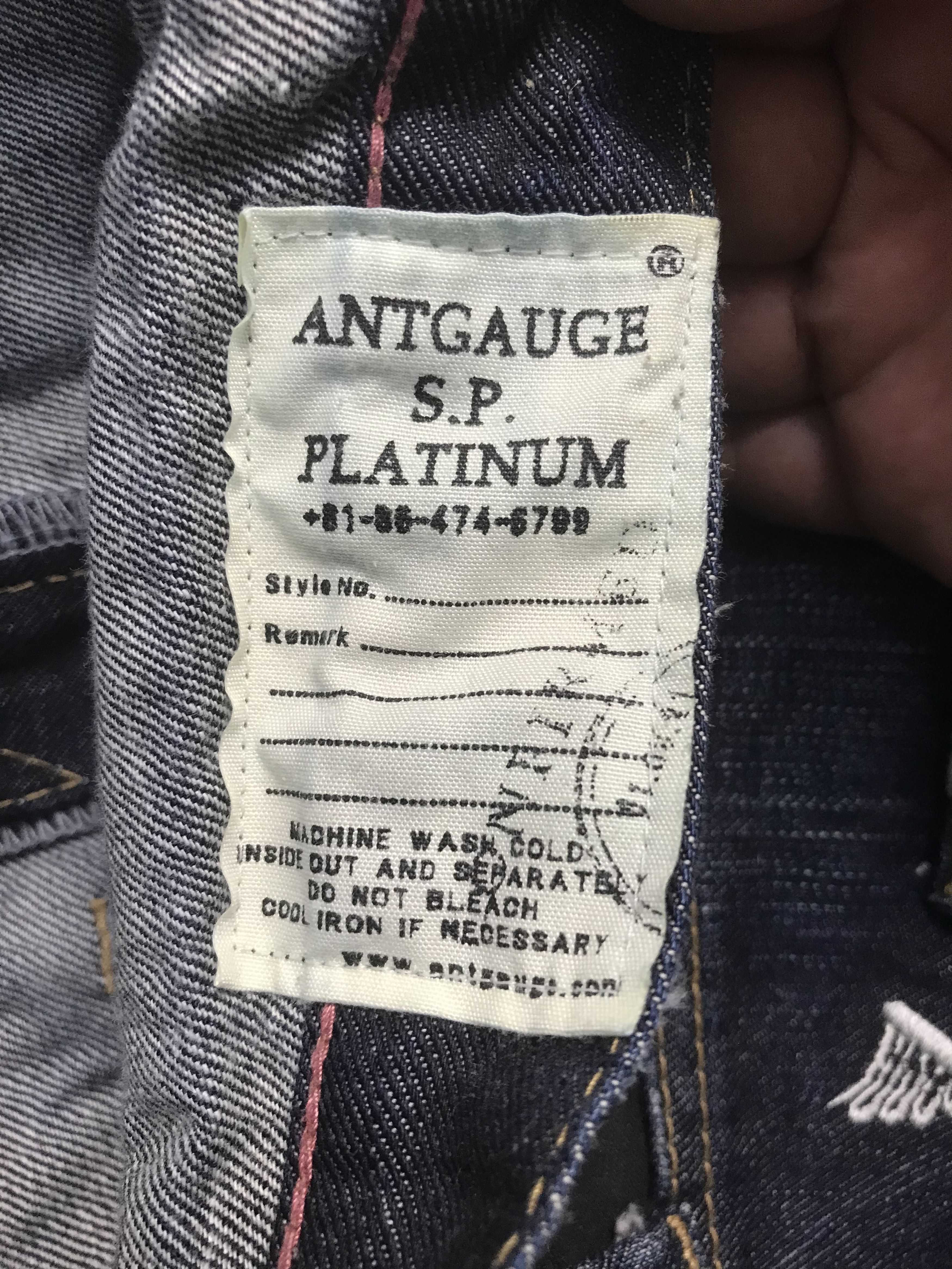 Japanese Brand Flare Antgauge Double Waist Denim Pant Size US 28 / EU 44 - 7 Thumbnail