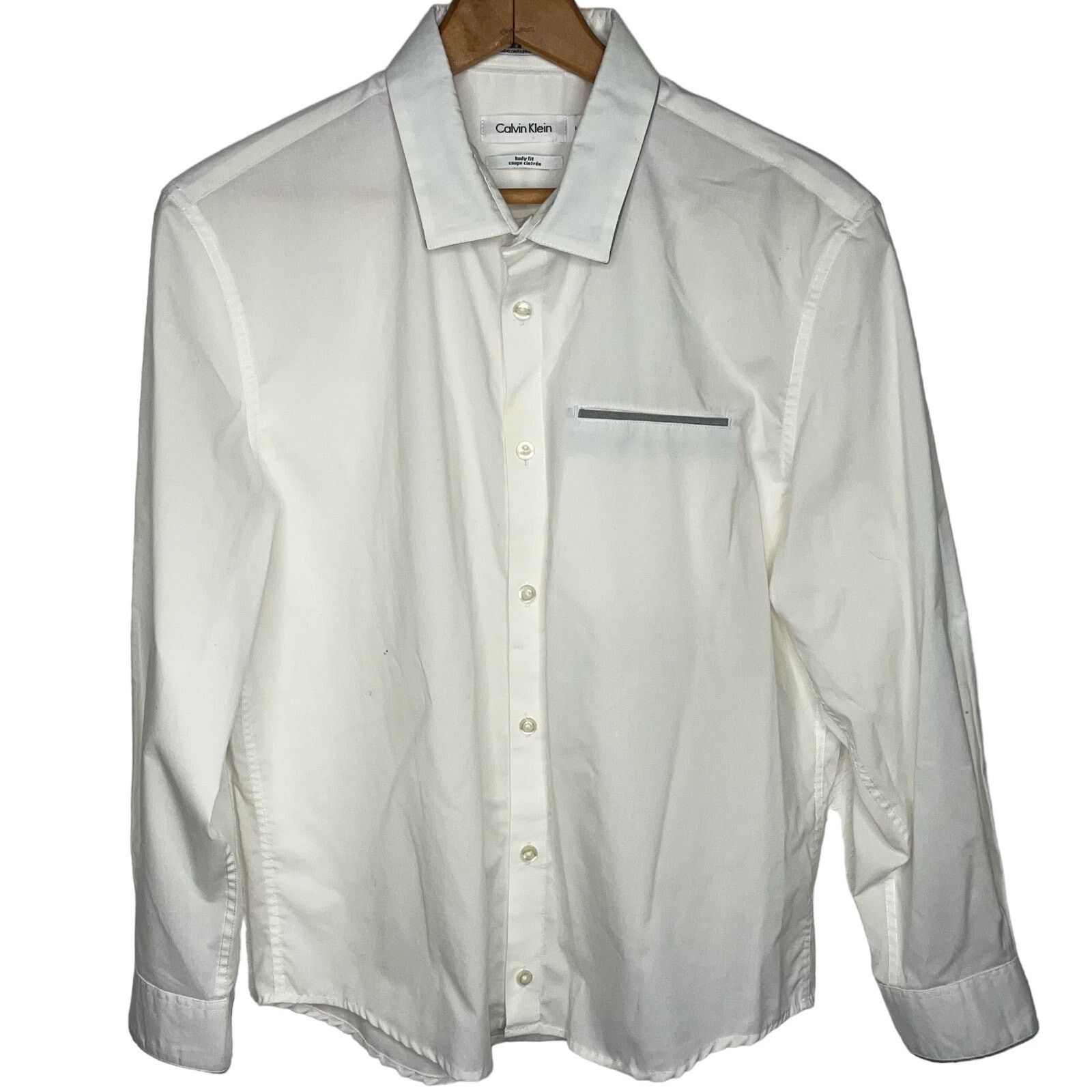 Calvin Klein Calvin Klein Body Fit Button Down Size US M / EU 48-50 / 2 - 1 Thumbnail